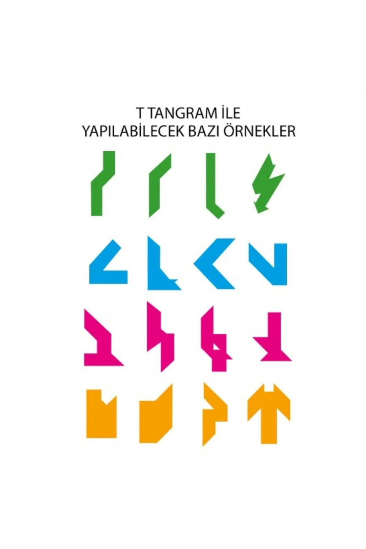1431 , T Tangram 4 Parça
