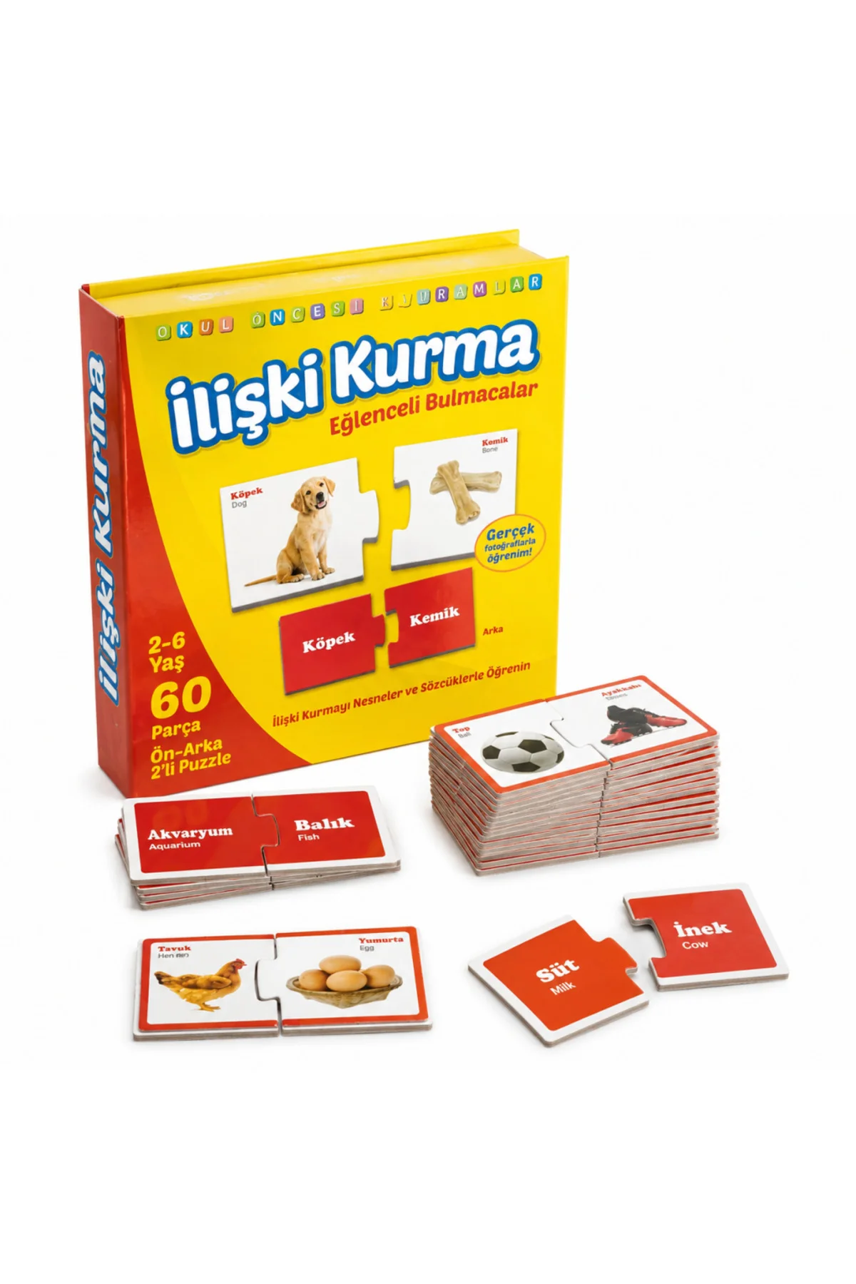 1437 Eğlenceli Bulmacalar - İlişki Kurma / 2-6 yaş 1437 Eğlenceli Bulmacalar - İlişki Kurma / 2-6 yaş