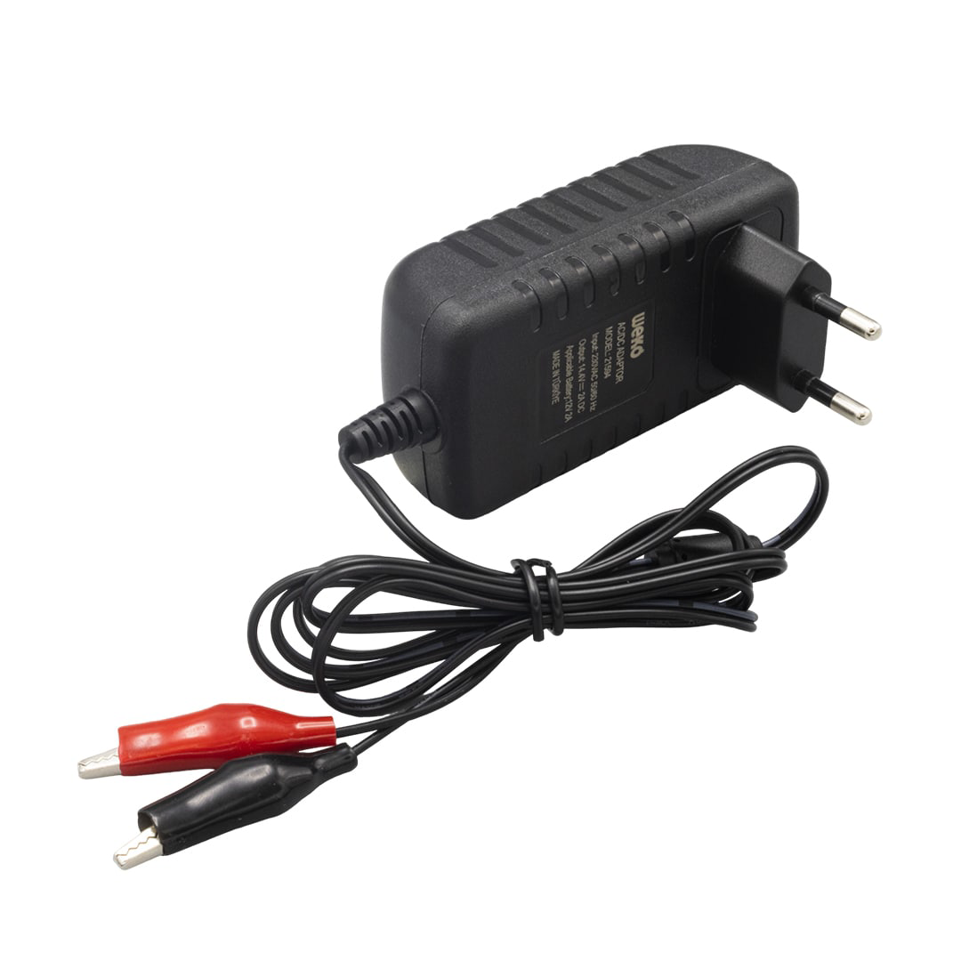 14.4 VOLT - 2 AMPER KIRMIZI*YEŞİL LEDLİ YERLİ ÜRETİM KROKODİL UÇL