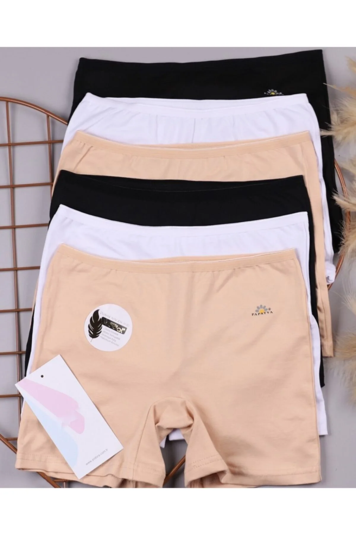1486 Kadın Modal Boxer 6lı