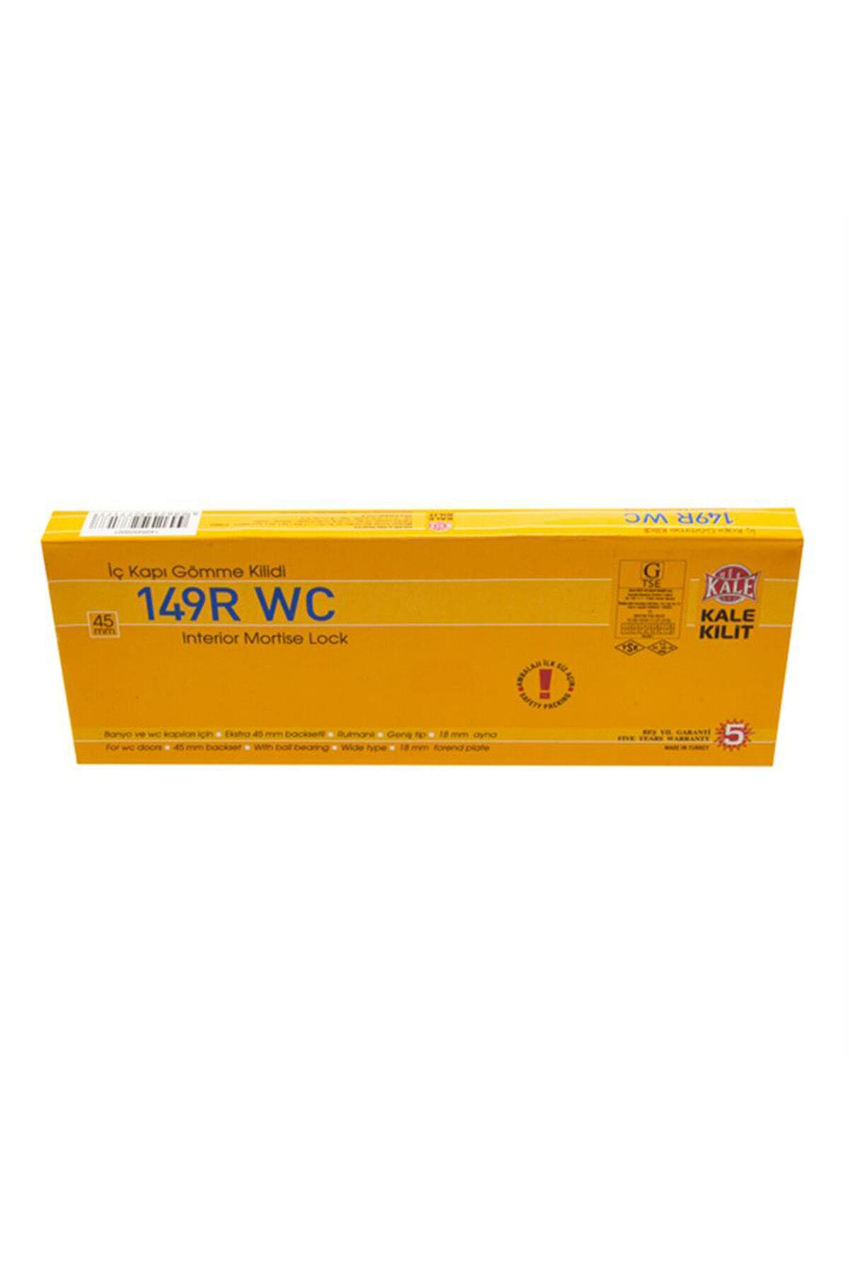 149 R 45 Mm Oval Wc Banyo Iç Kapı Gömme Kilidi