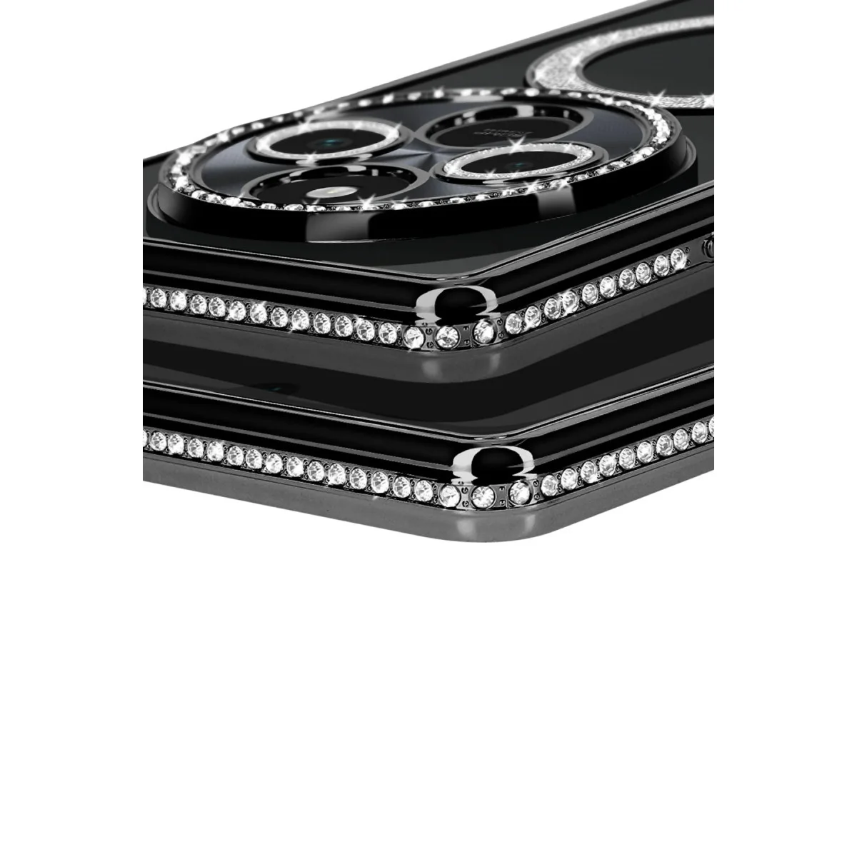 14C Joke Simli Magneticsafe Kılıf - Siyah TPU Parlak Tasarım