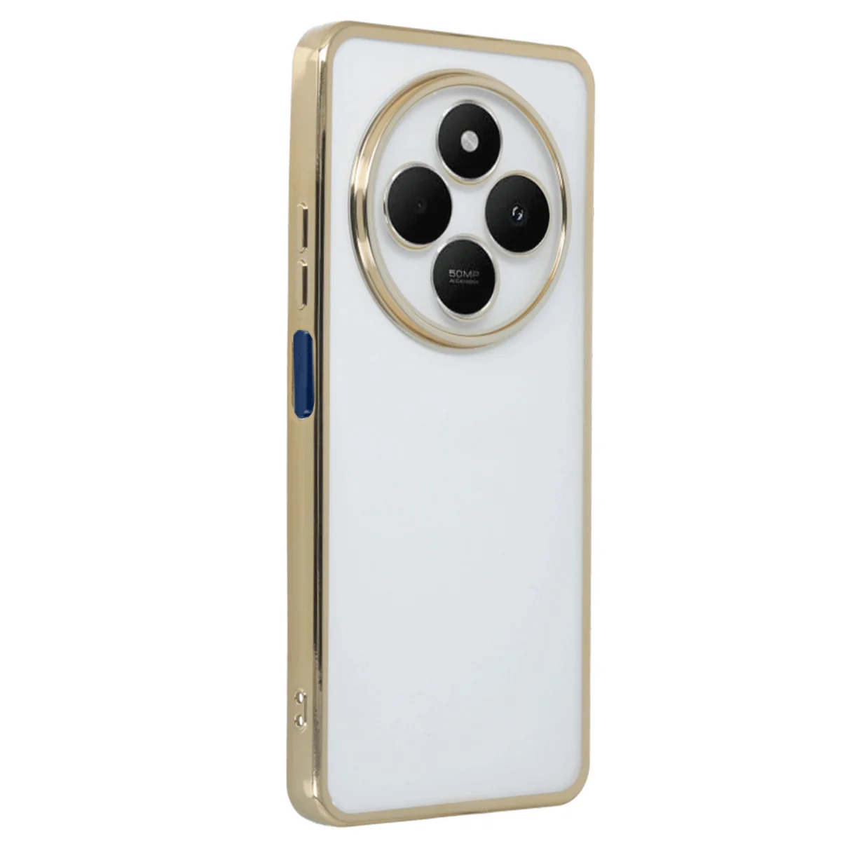 14C Kılıf Razer Lensli Silikon - Gold Şeffaf ve Güçlü Telefon Kılıfı