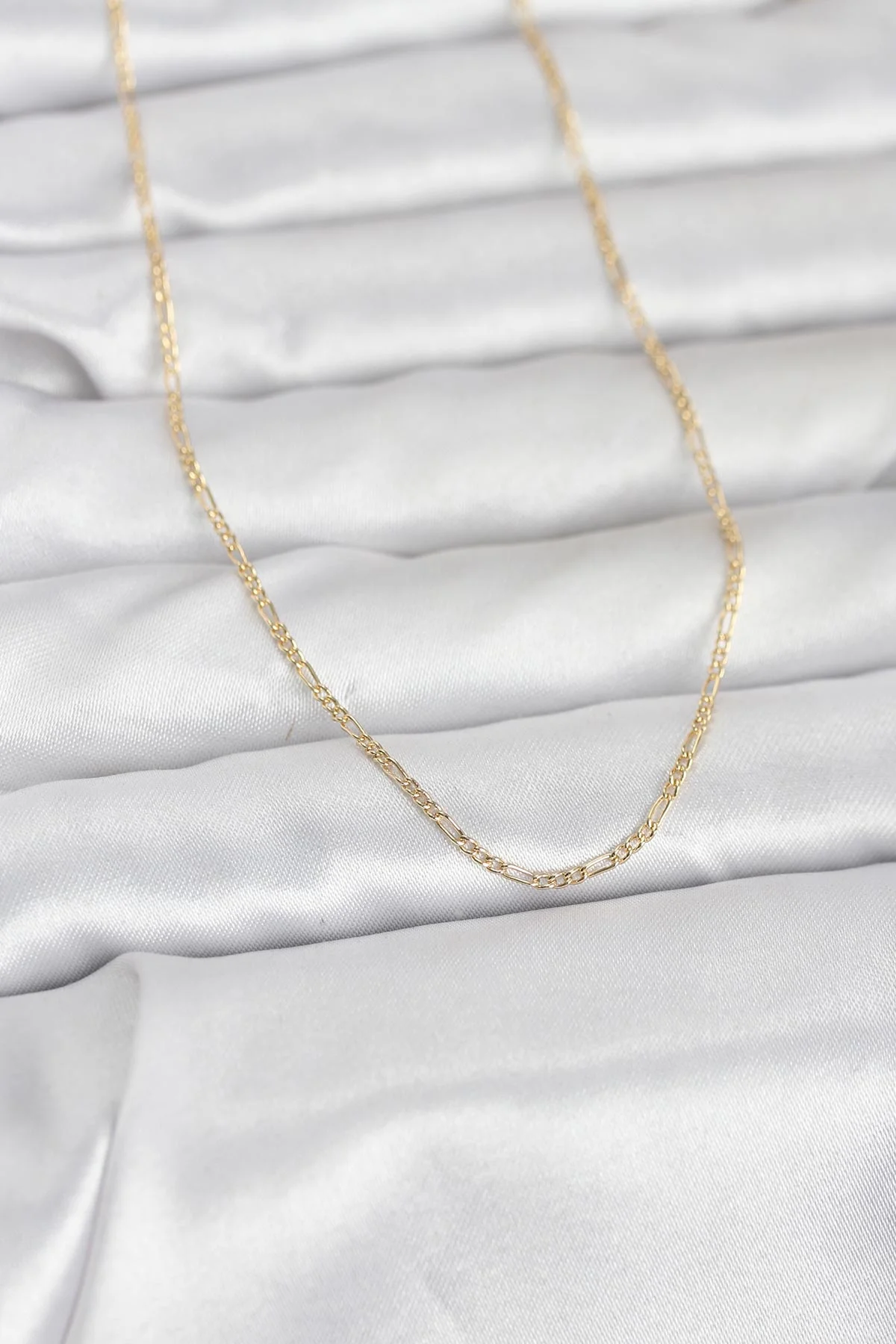 14K Gold Renk 60 cm Zincirli Kadın Kolye 5886 - Şık ve Dayanıklı