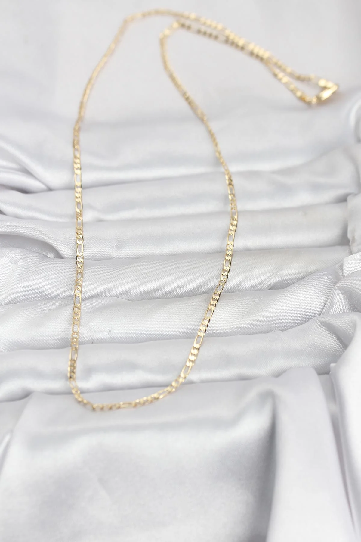 14K Gold Renk İnce Kuşgözü Zincir Kolye 60 cm - Günlük ve Spor Modelleri