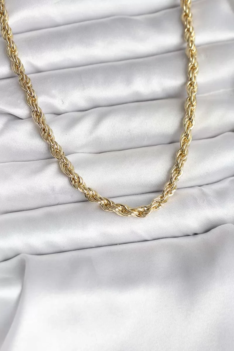 14K Gold Renk Kaplama Burgu Model CM Kadın Kolye - Lisinya