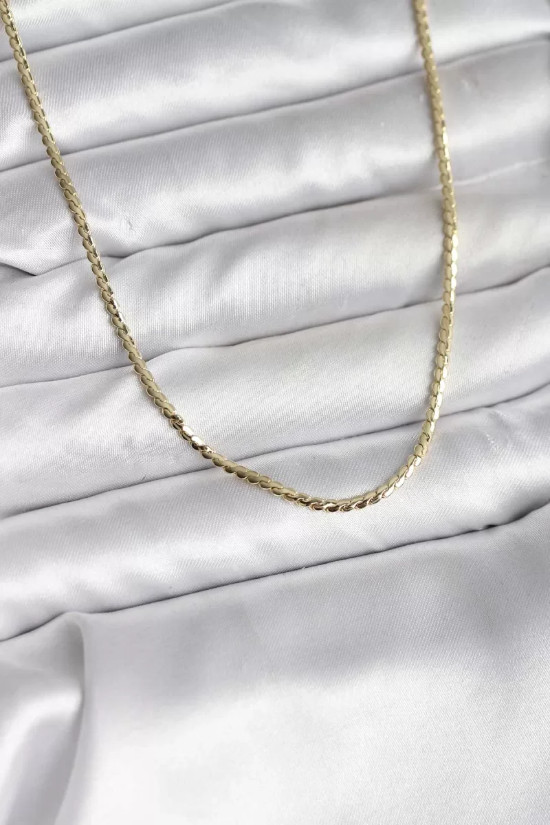 14K Gold Renk Kaplama CM Kadın Küpe - Lisinya