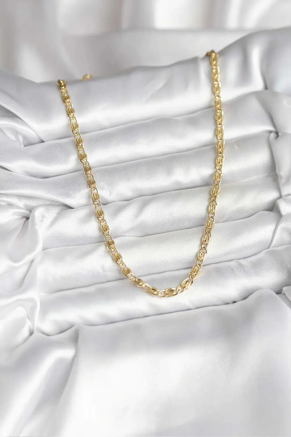 14K Gold Renk Kaplama Zincir Model CM Kadın Kolye
