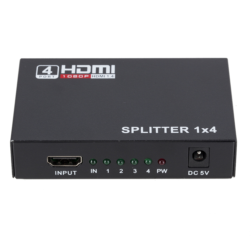 1.4V 1080P 4K*2K 4 PORT HDMI SPLITTER DAĞITICI ANFİLİ (4741)