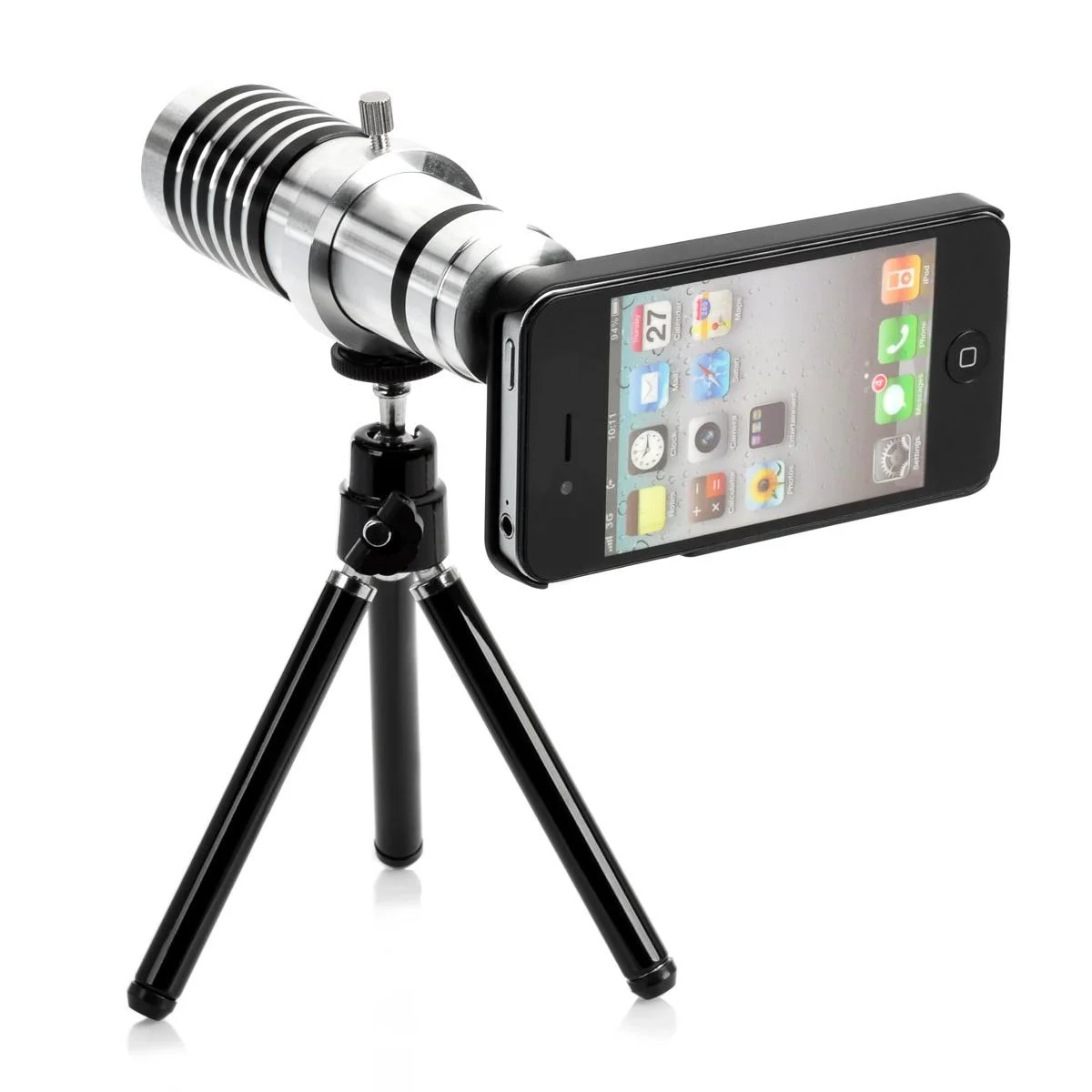 14x Optik Zoom Dürbün - iPhone 5, 5s, 4, 4s ile Uyumlu Alüminyum Telefoto Lens Fiyatı, Yorumları ve Özellikleri