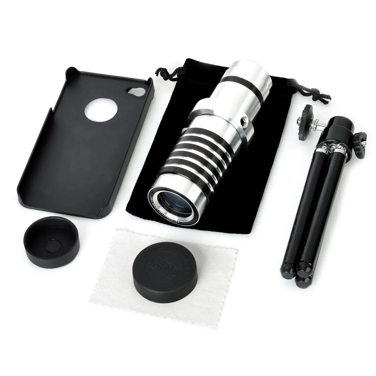 14x Optik Zoom Dürbün - iPhone 5, 5s, 4, 4s ile Uyumlu Alüminyum Telefoto Lens Fiyatı, Yorumları ve Özellikleri