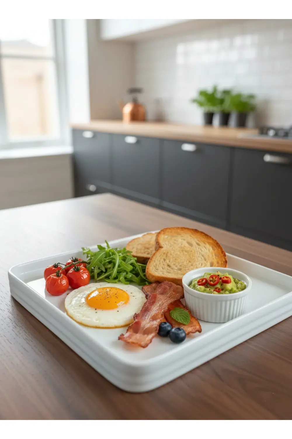 14x14 cm Kare Porselen Kahvaltılık 6’lı Set – Meze ve Kahvaltı Su