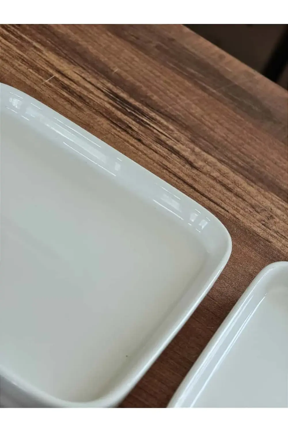 14x14 cm Kare Porselen Kahvaltılık 6’lı Set – Meze ve Kahvaltı Su