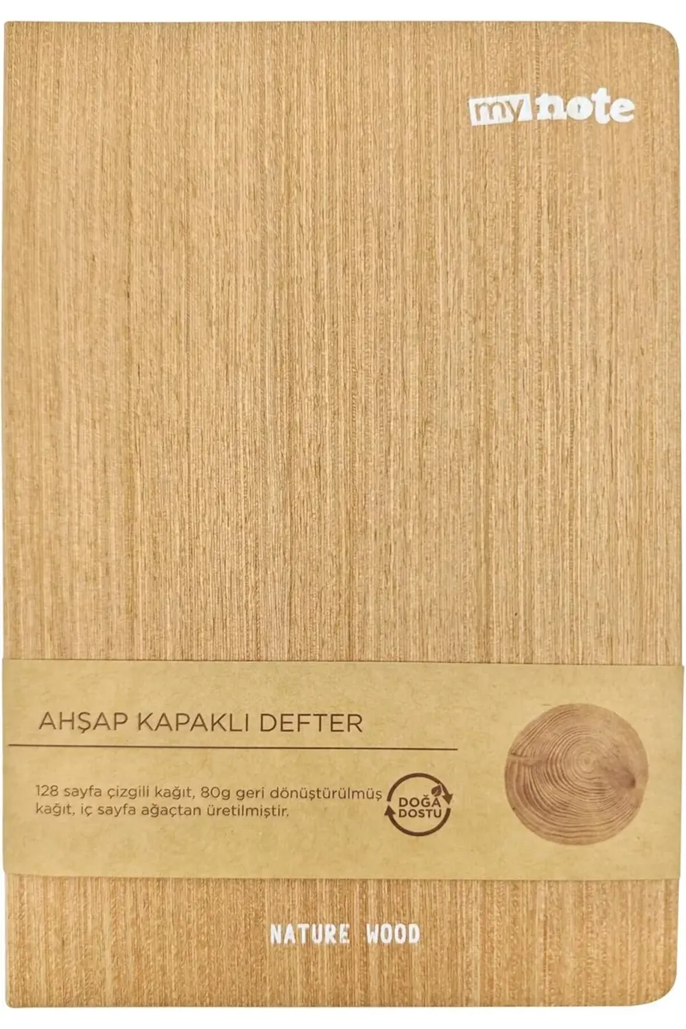 14X21 Spiralli Bambu Kapak Defter 395519