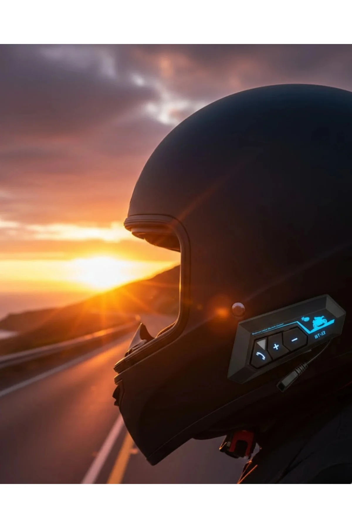 15 20 Saat Müzik Süreli Kask İçi Bluetooth Kulaklık