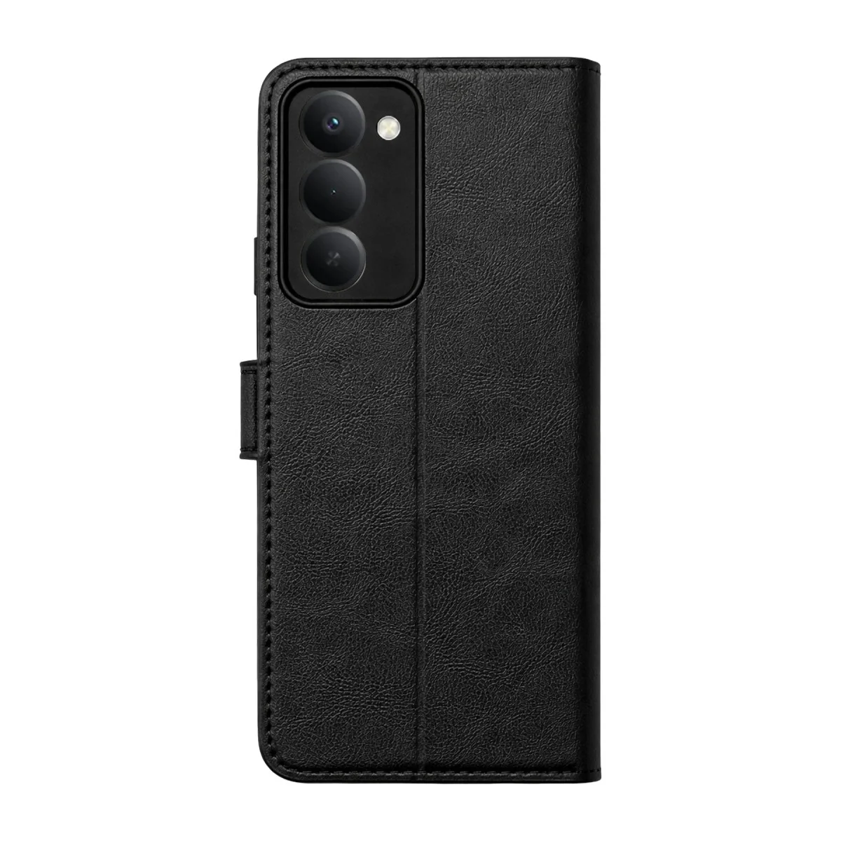 15 5G Trend S Plus Kapaklı Kılıf - Siyah Standlı Telefon Kılıfı ve Cüzdan