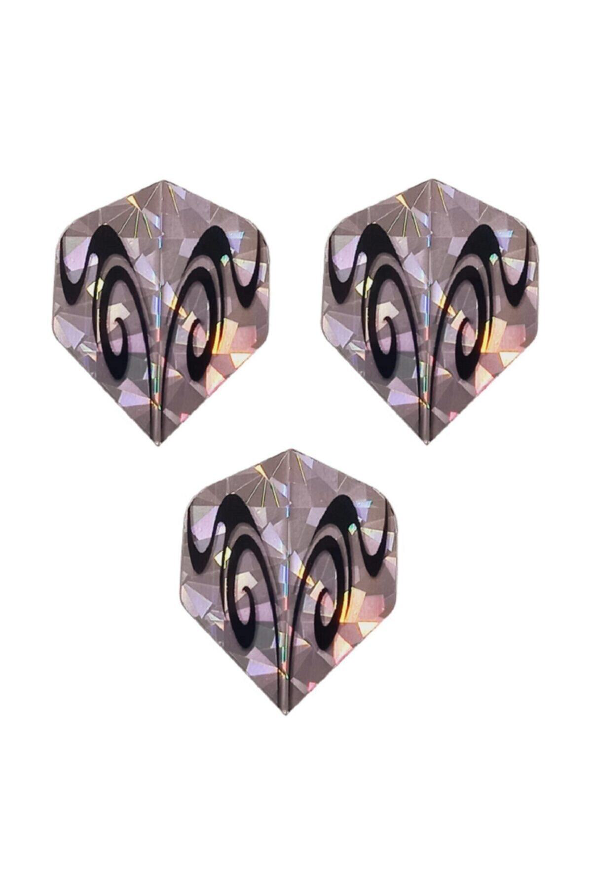 Dartsan 15 Adet (5 Farkli Takim) Hologramli Parlak Standart Tasarim. Dart