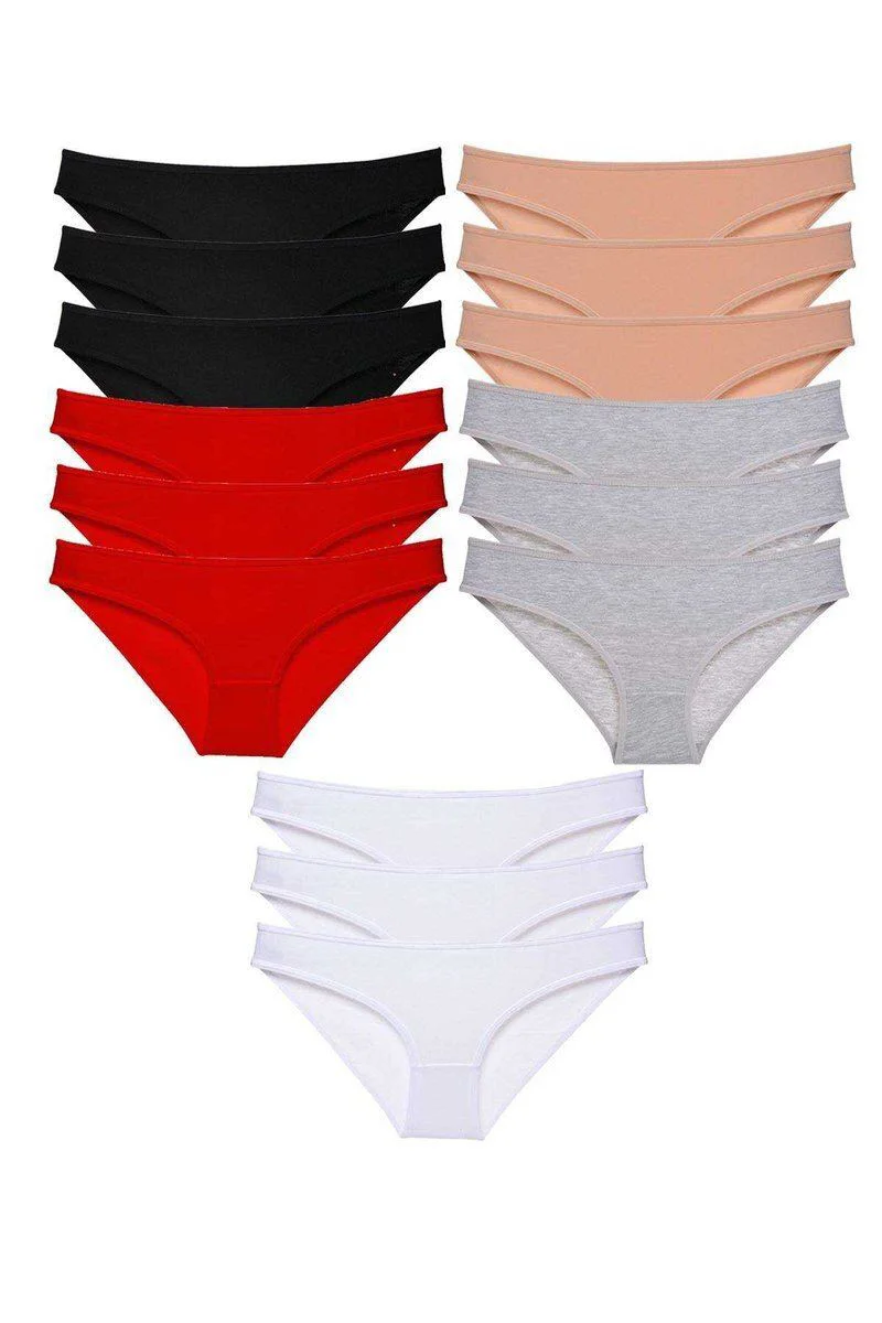 15 Adet Likralı Kadın Slip Külot Seti – Pamuklu Eko Set Çok Renkli Fiyatı, Yorumları ve Özellikleri