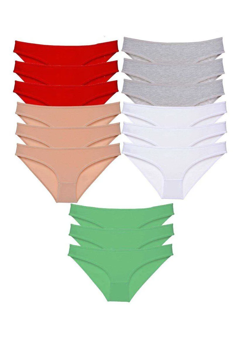 15 Adet Likralı Kadın Slip Külot Seti - %95 Pamuklu Rahat Külot Fiyatı, Yorumları ve Özellikleri