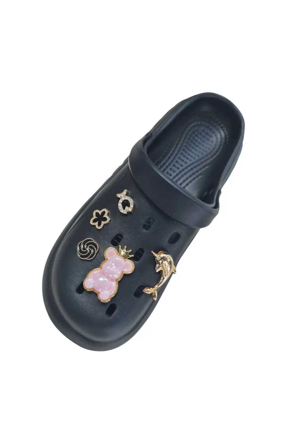 15 Adet Muhtelif Desenli Renkli Bileklik Terlik Süsü Charm Terlik