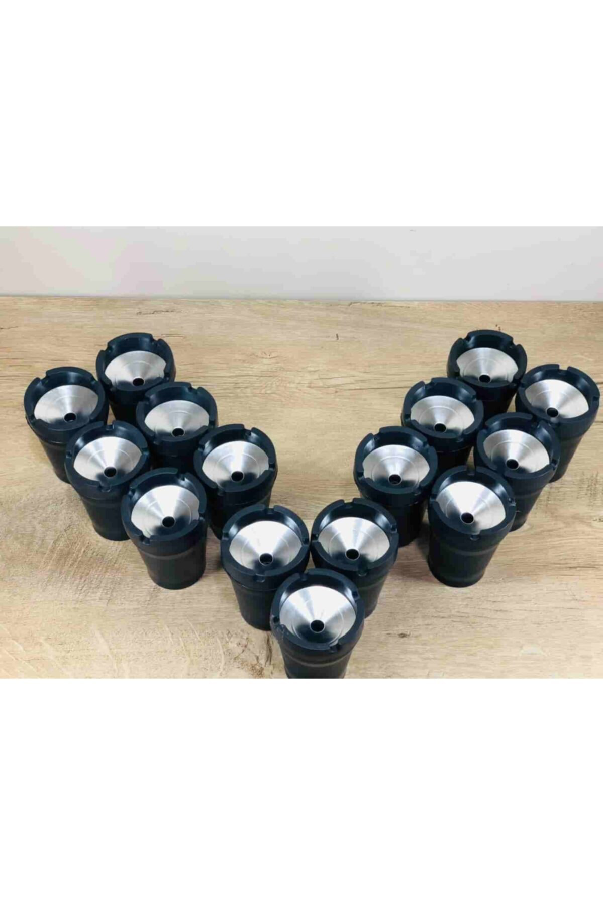 15 Adet Siyah Yanan Sigaranı At Içine Sönsün Metal Hazneli Yanmaz