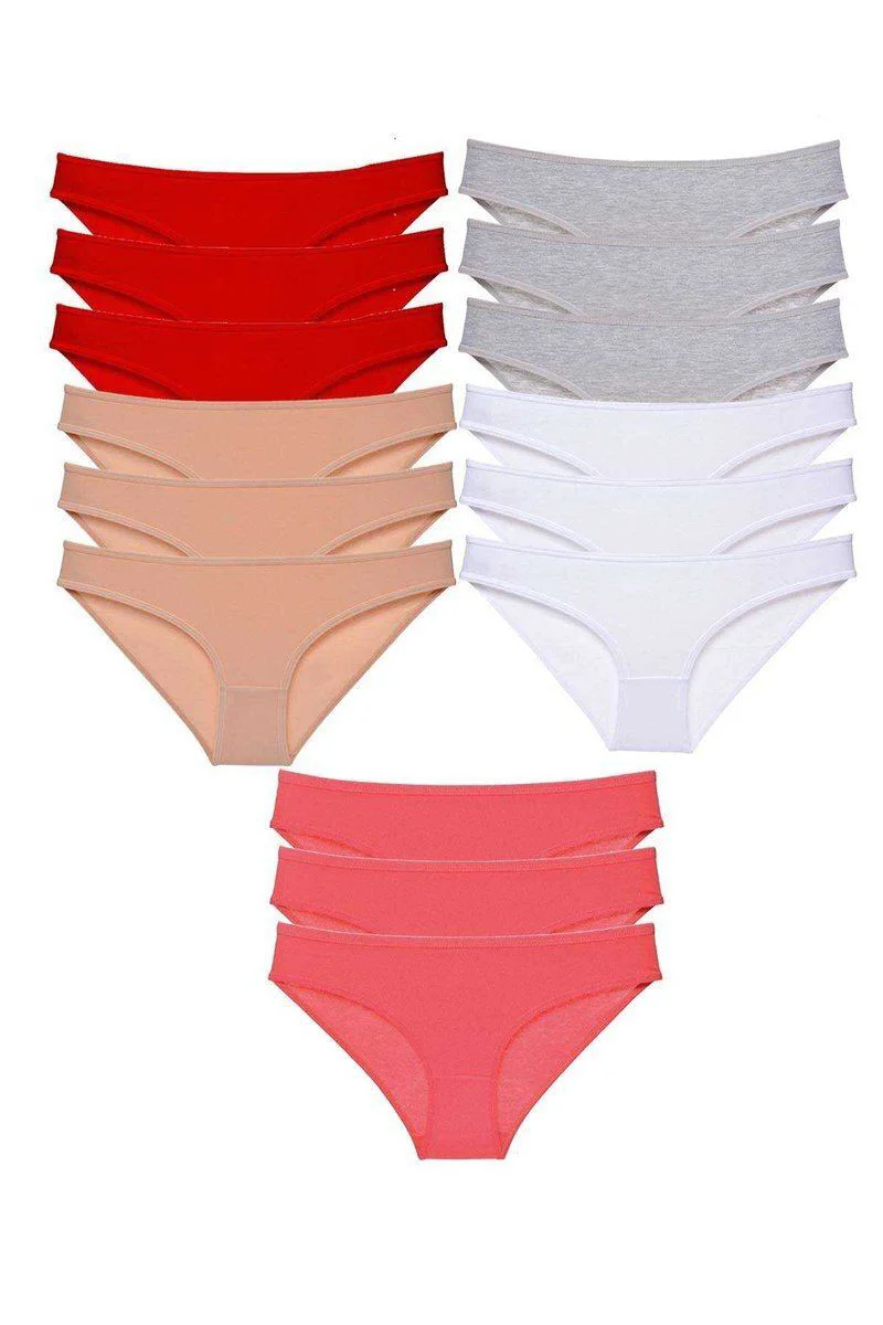 15 Adet Süper Eko Set Likralı Kadın Slip Külot 522 - Pamuklu Rahat Külot Seti Fiyatı, Yorumları ve Özellikleri