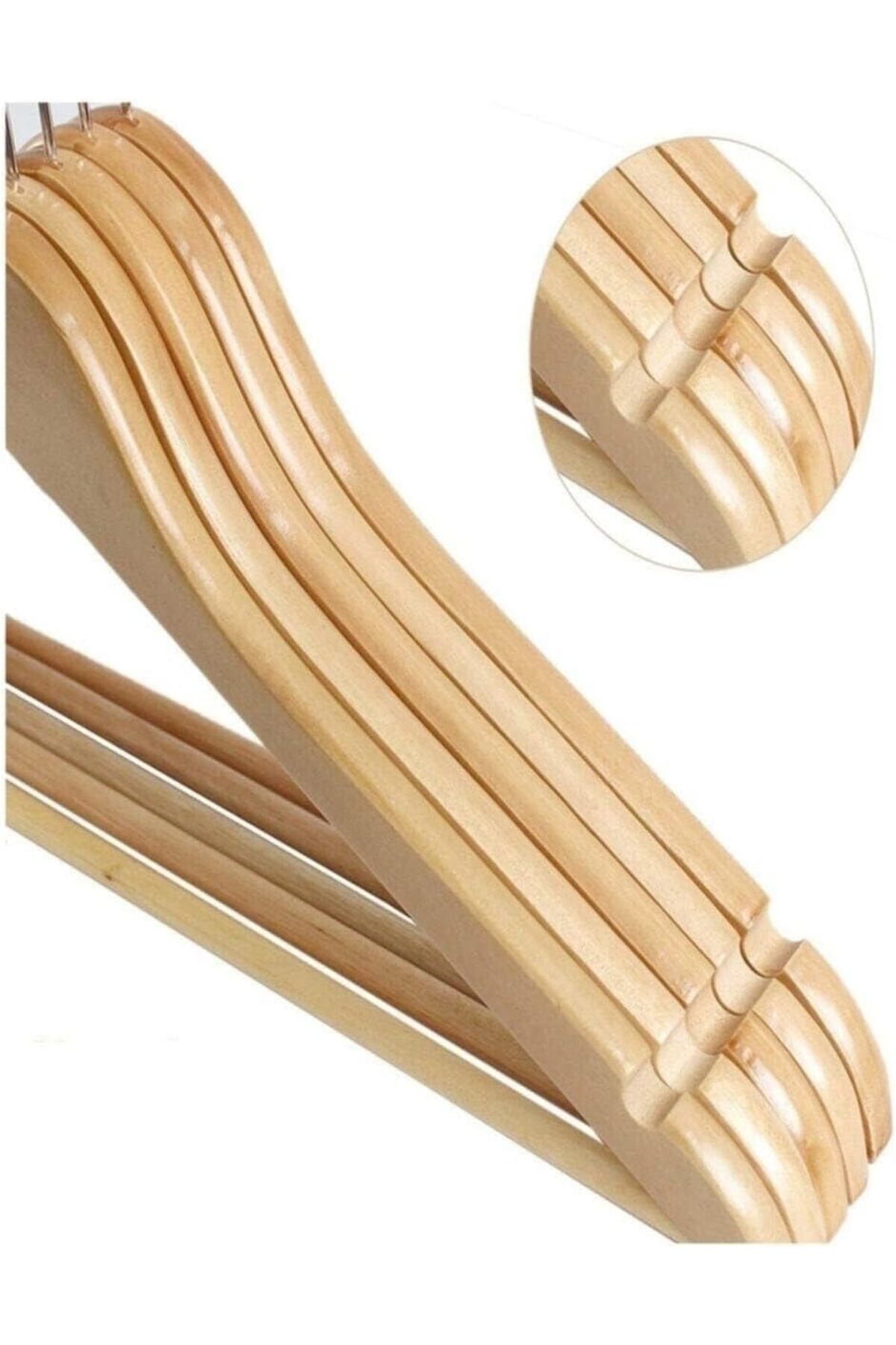 15 Adet Vernikli Zımparalı İthal Dayanıklı Kıyafet Askısı