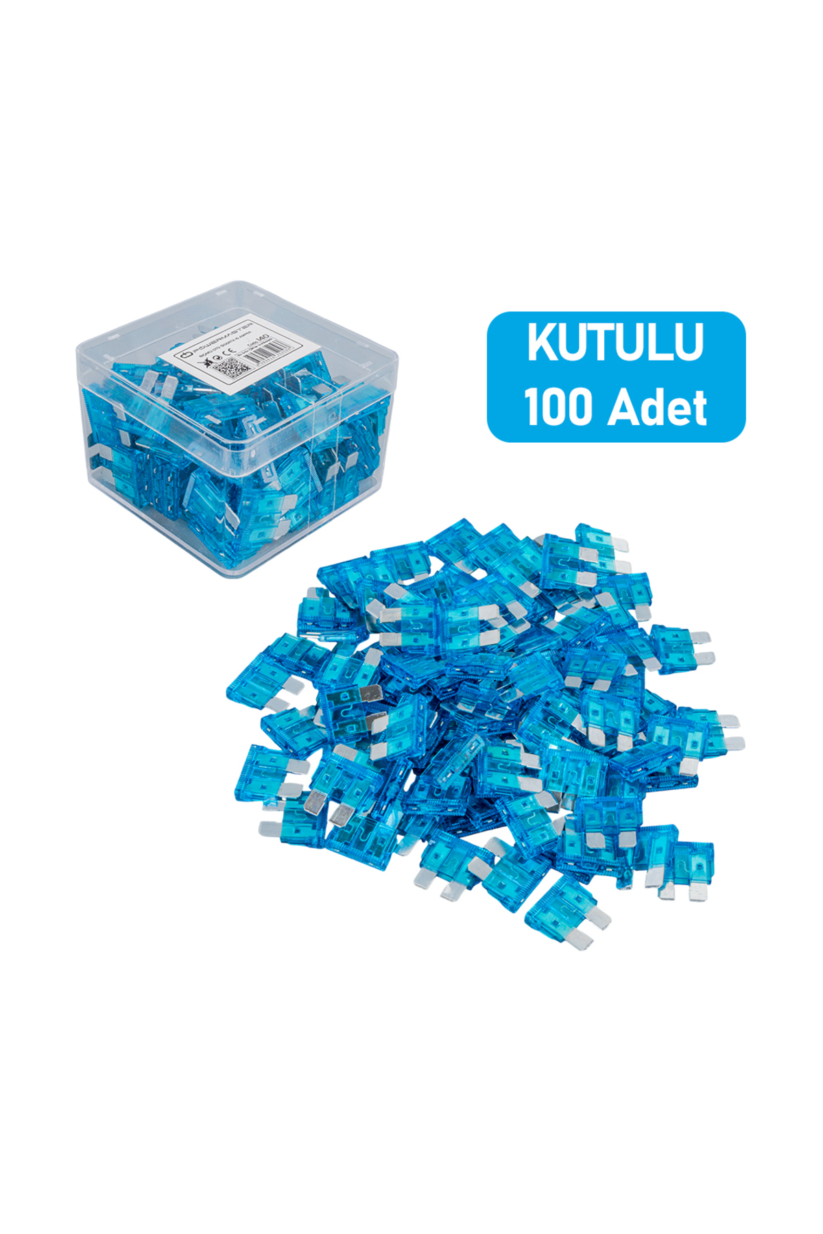 15 AMPER AŞIRI YÜK VE KISA DEVRE KORUMA BIÇAKLI OTO SİGORTASI (10