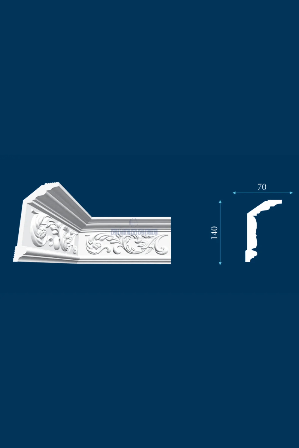 15 Cm Desenli Kartonpiyer Stropiyer Sarmaşık (5 Adet) 15 Cm Desenli Kartonpiyer Stropiyer Sarmaşık (5 Adet)