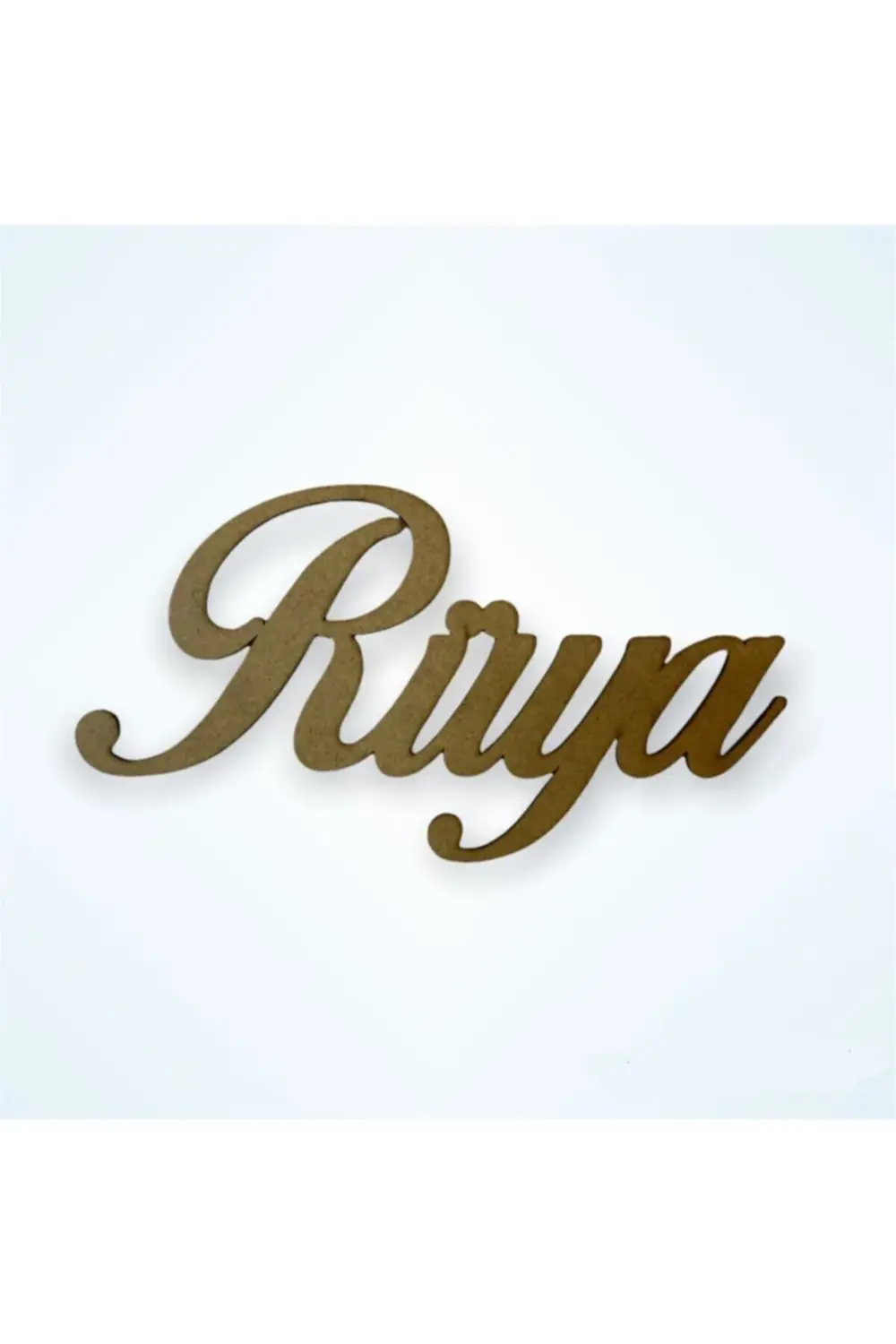 Leylaser 15 Cm Genişliğinde 3 Mm Ham Ahşap İsimlik