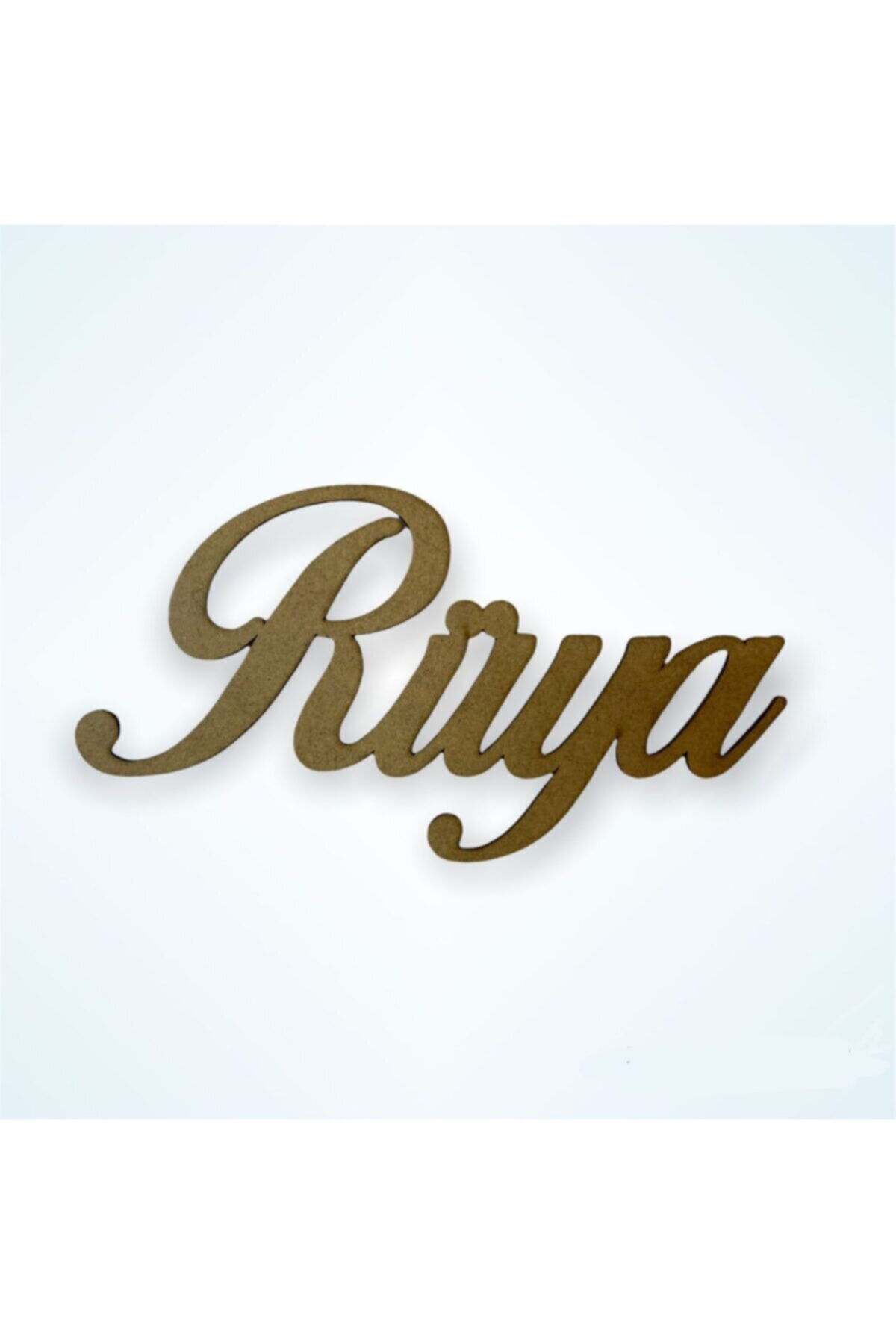 Leylaser 15 Cm Genişliğinde 3 Mm Ham Ahşap İsimlik