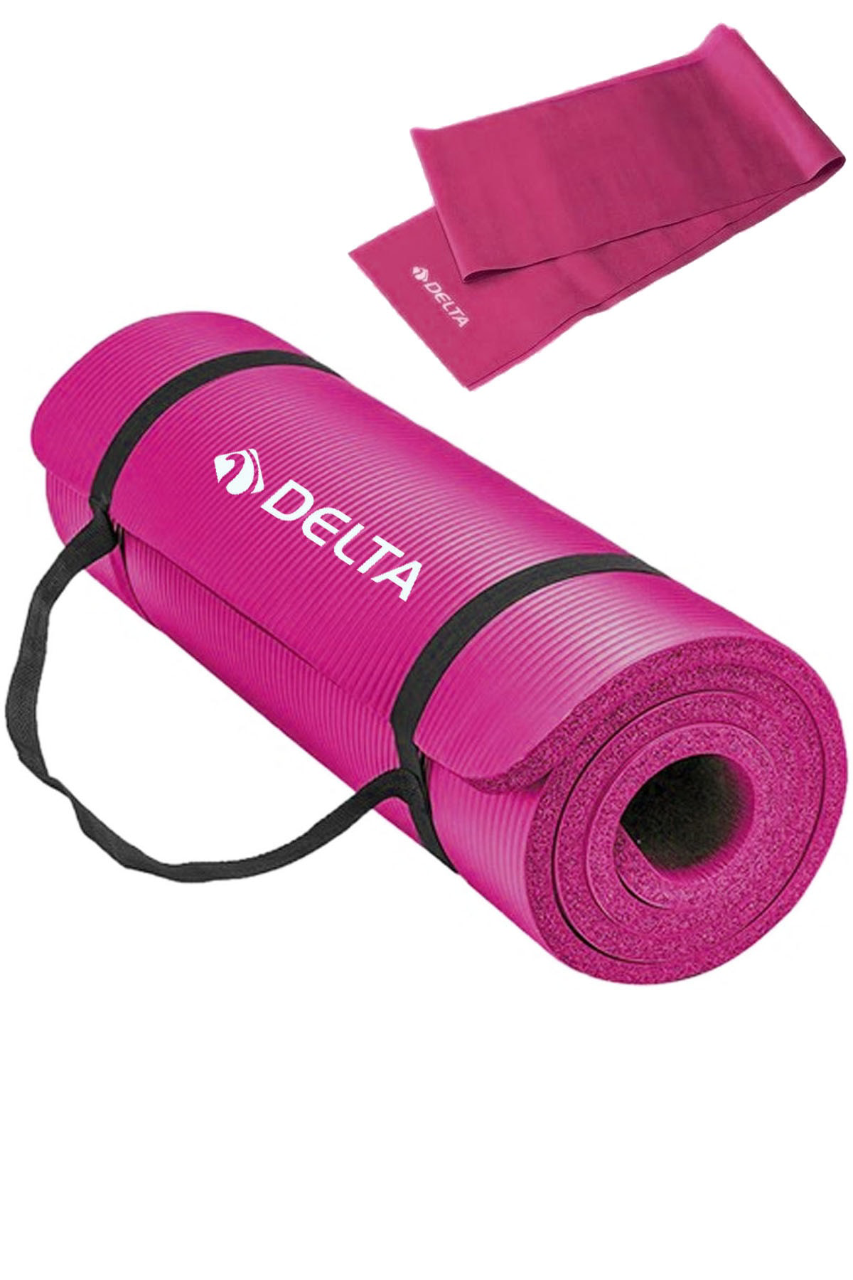 Delta 1.5 Cm Taşima Askili Pilates Minderi Egzersiz Yoga Mati 15 Mm, 12