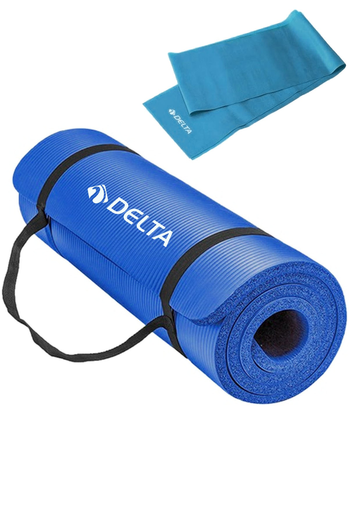 Delta 1.5 Cm Taşıma Askılı Pilates Minderi Egzersiz Yoga Matı 15 Mm, 12