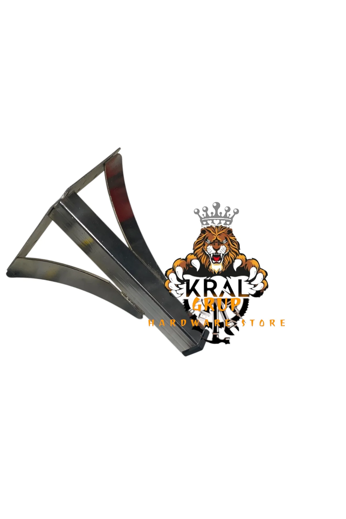 15 Cm V Boru Model Krom Metal Mobilya, Dolap, Koltuk, Kanepe, Tv Ünitesi Ayakları Metal (4 ADET)