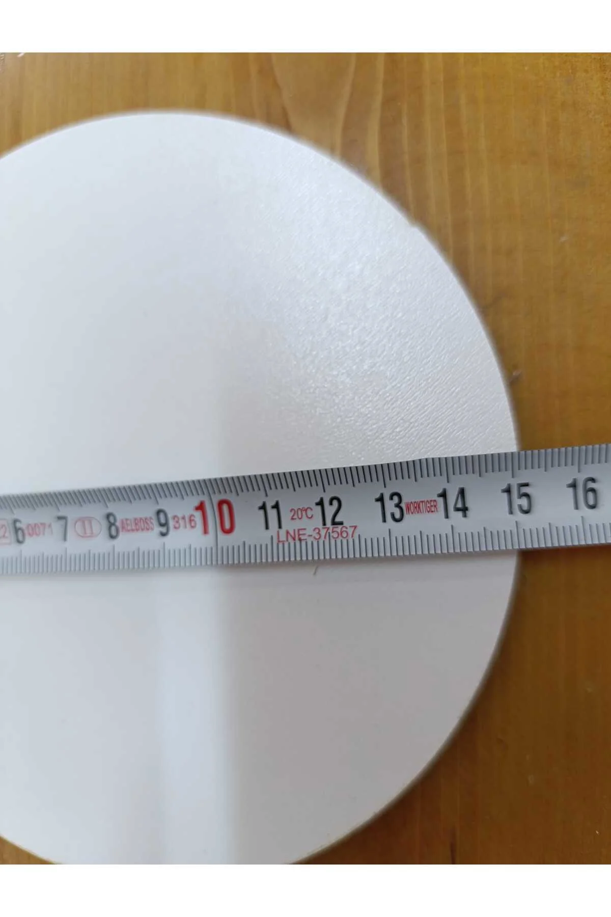 15 Cm Yuvarlak Beyaz Pasta Altlığı ve Çok Amaçlı Dekoratif MDF Pa