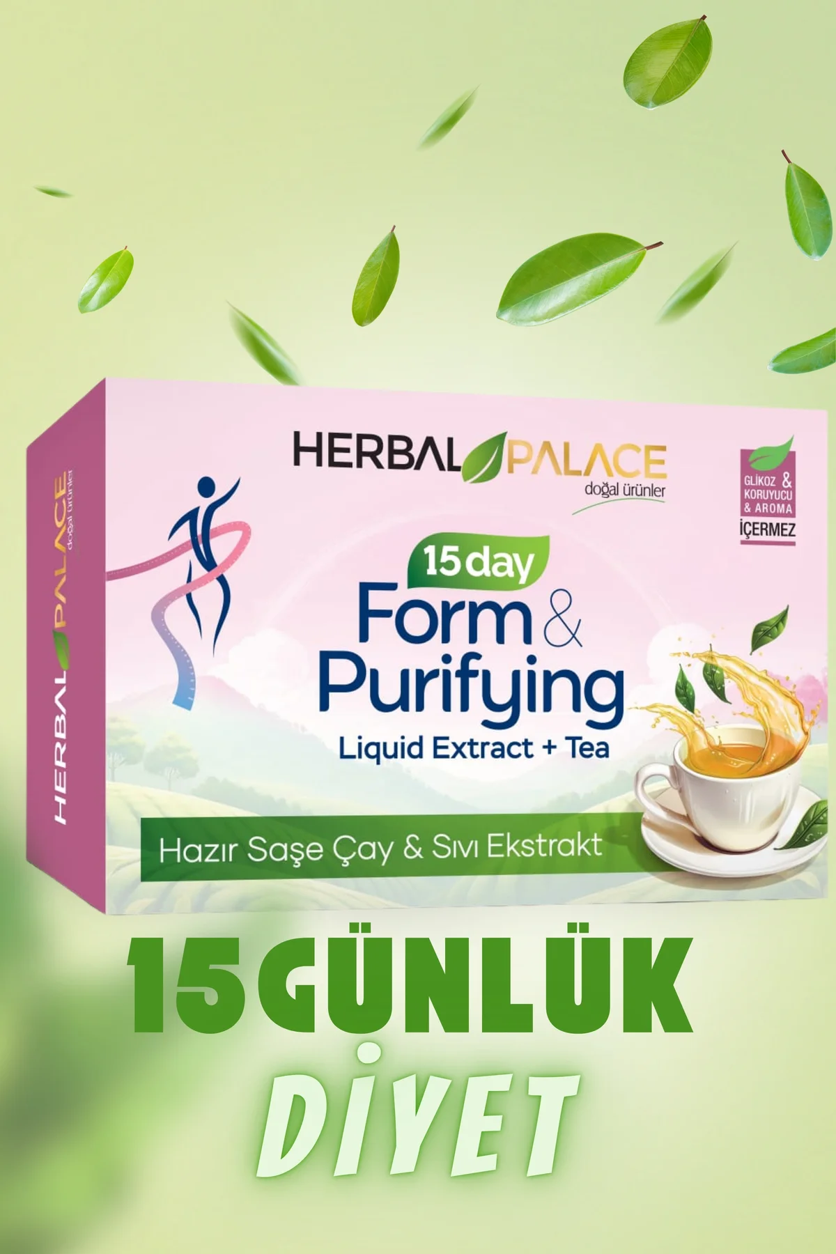 15 Günlük Detoks Programı Detoks Çay & Sıvı Ekstrakt 15 Günlük Detoks Programı Detoks Çay & Sıvı Ekstrakt
