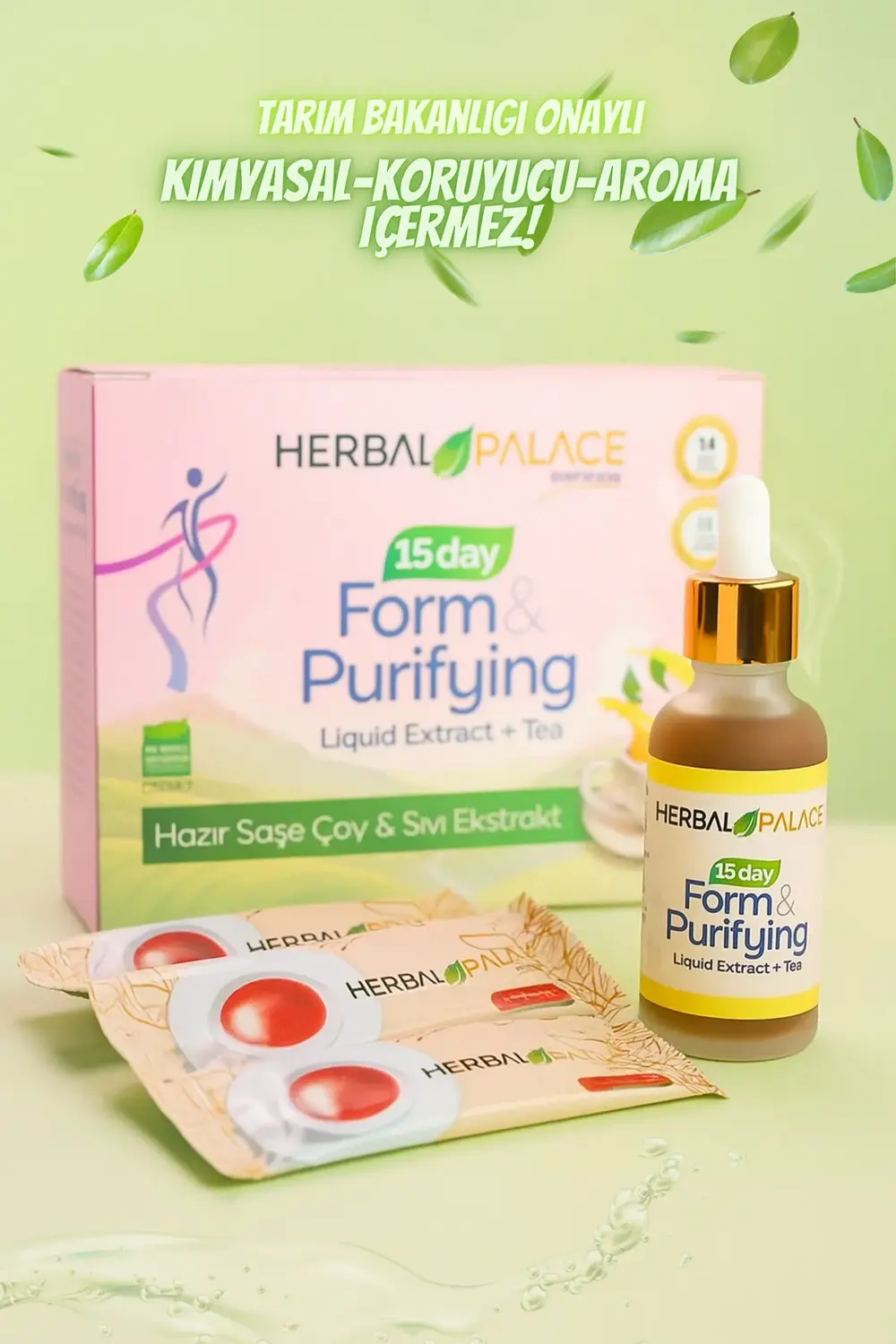 15 Günlük Detoks Programı Detoks Çay & Sıvı Ekstrakt