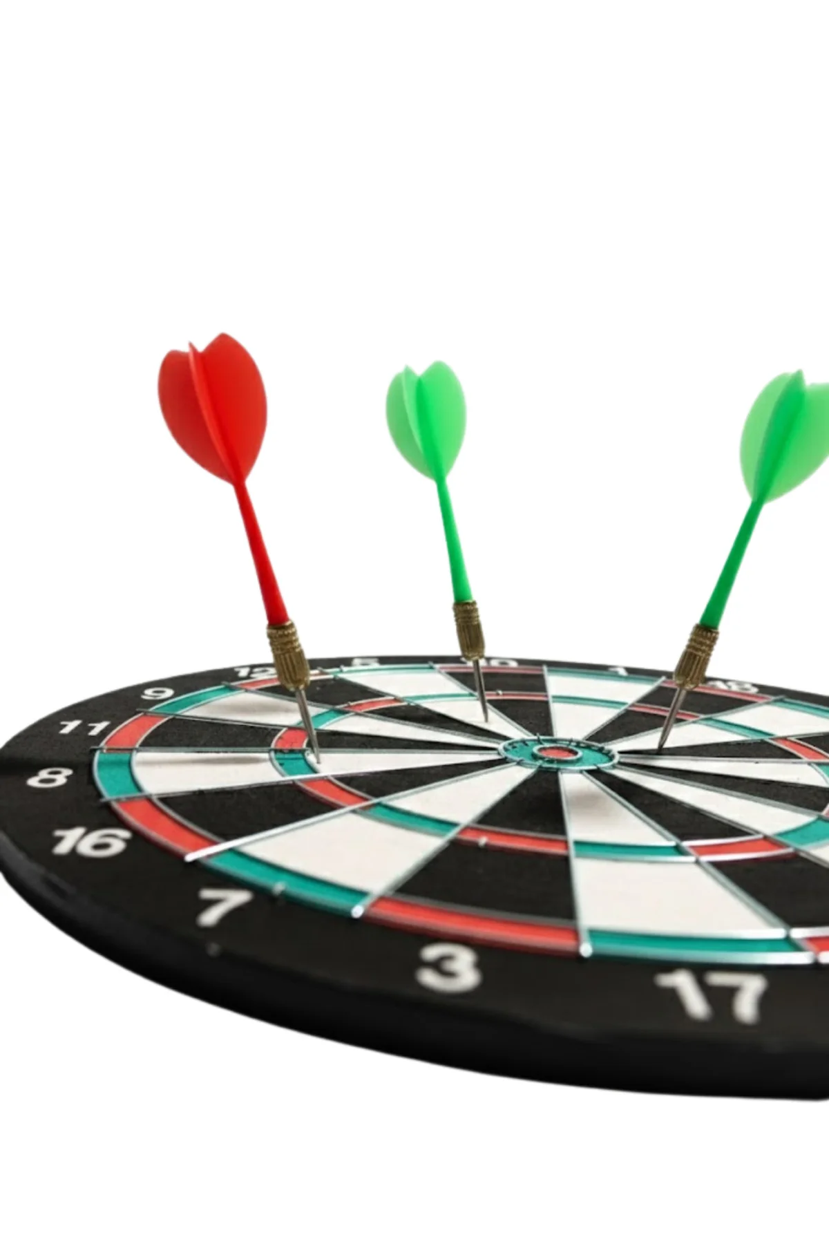 15 İnç Dart Tahtası Seti Dayanıklı Yapı 4 Metal Dart Oku