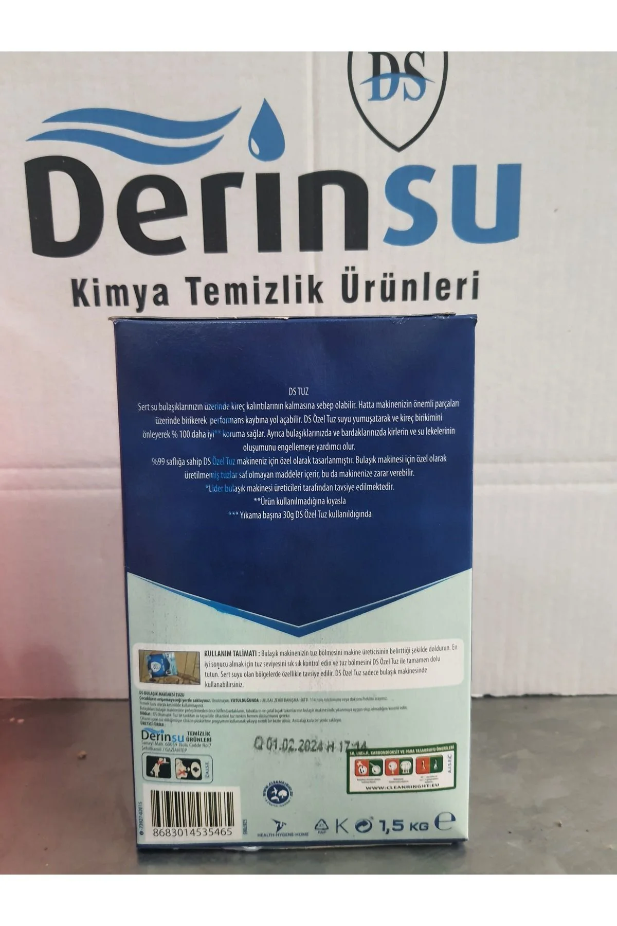 1.5 KĞ DS ÖZEL TUZ + 500 ml BULAŞIK MAKİNE PARLATİCİ 2 Sİ 1 ARADA 1.5 KĞ DS ÖZEL TUZ + 500 ml BULAŞIK MAKİNE PARLATİCİ 2 Sİ 1 ARADA