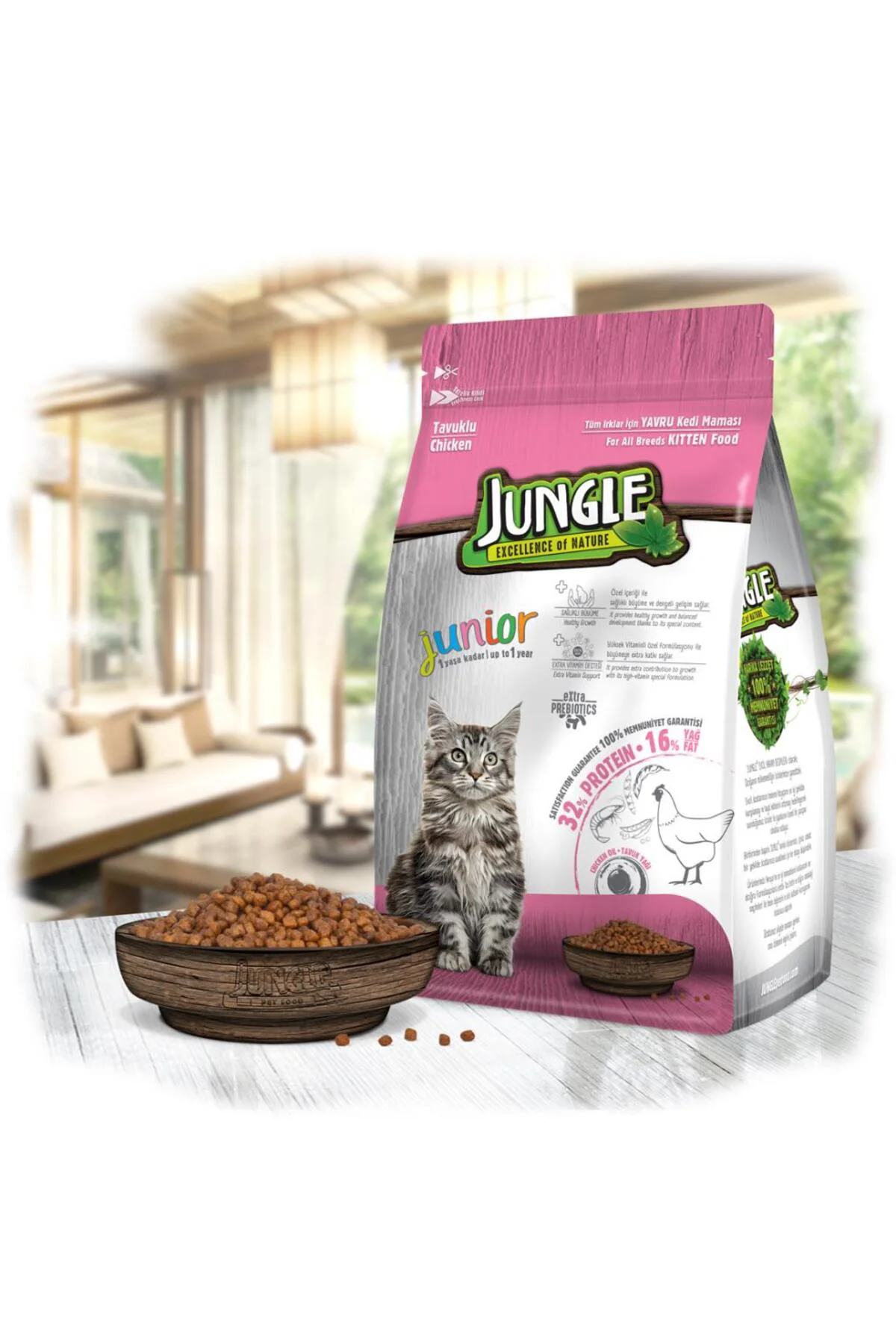 1,5 kg Tavuklu Yavru Kedi Maması SKT: 09/2025