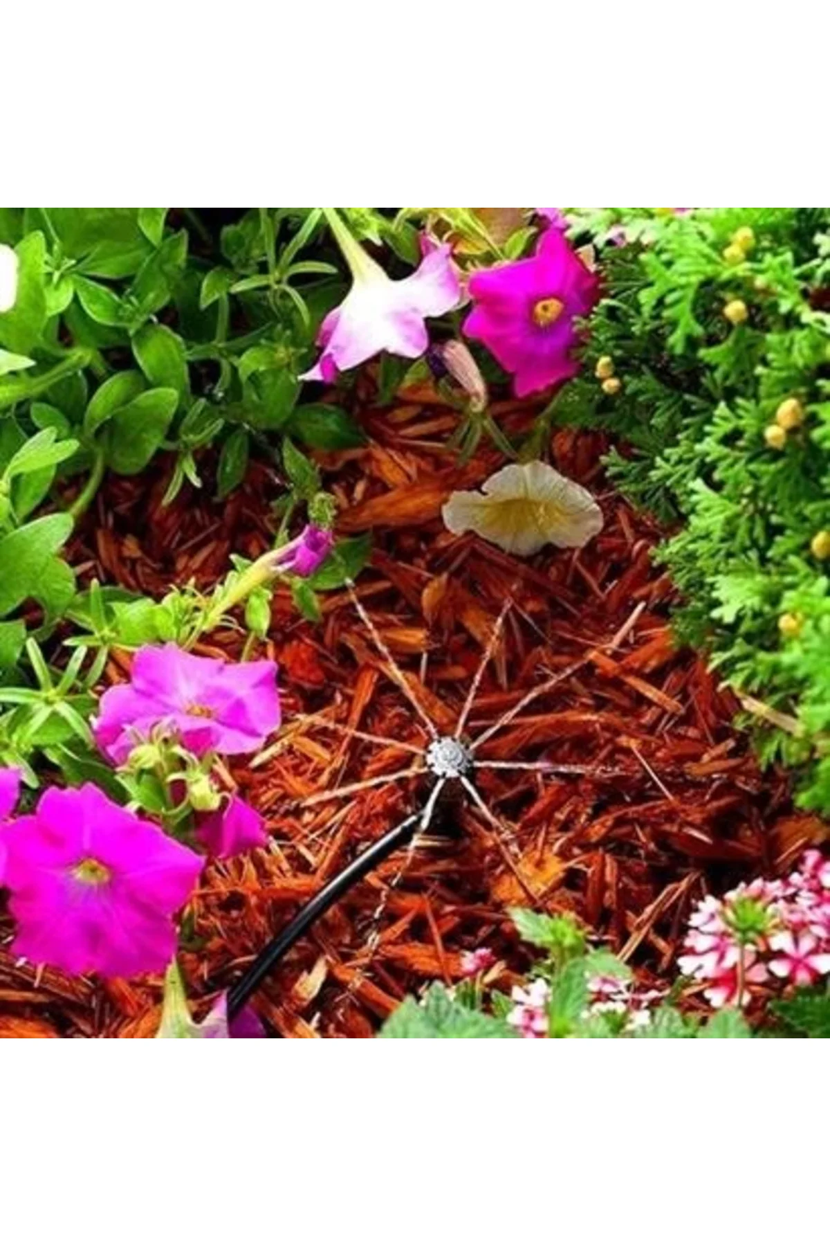 15 Metre Bahçe Damlama Sulama Sistemi Seti Hortum ve Ek Parçaları