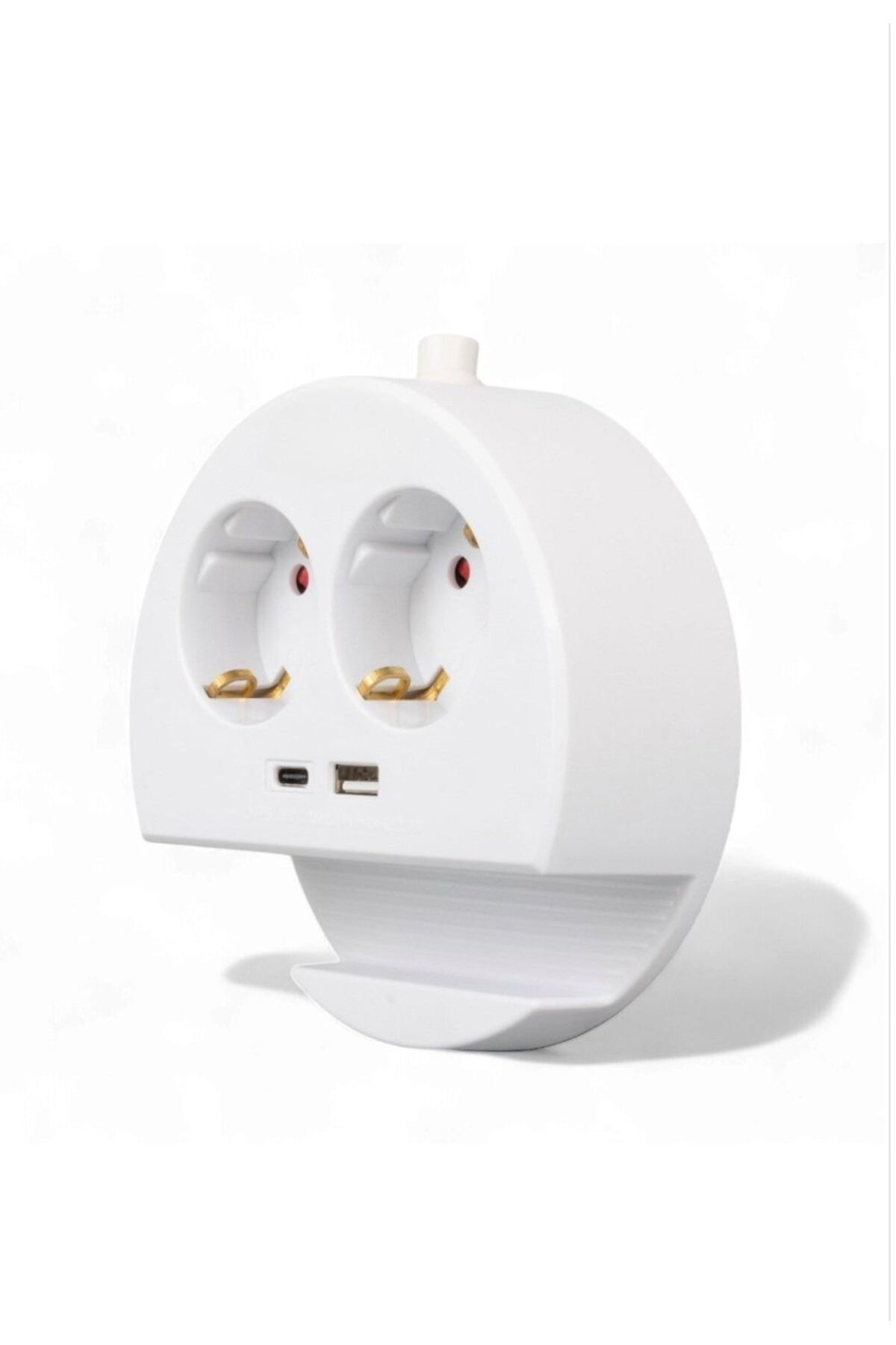 1.5 Metre Grup Priz – 2 USB + 1 Type-C Girişli, Telefon Standlı, 