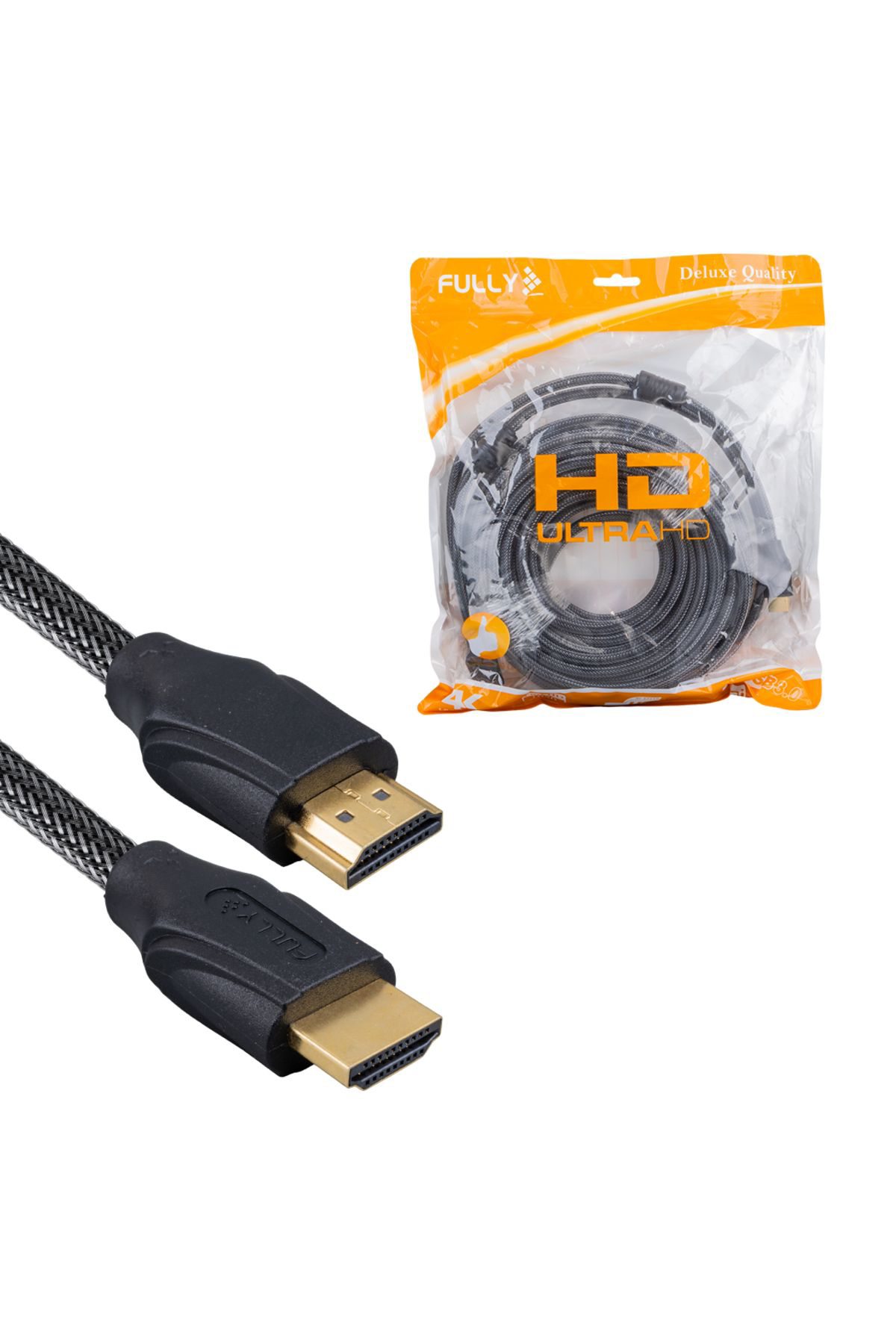 Ok Aksesuar 15 Metre Örgülü Gold Uçlu Hdmi Kablo (5060)