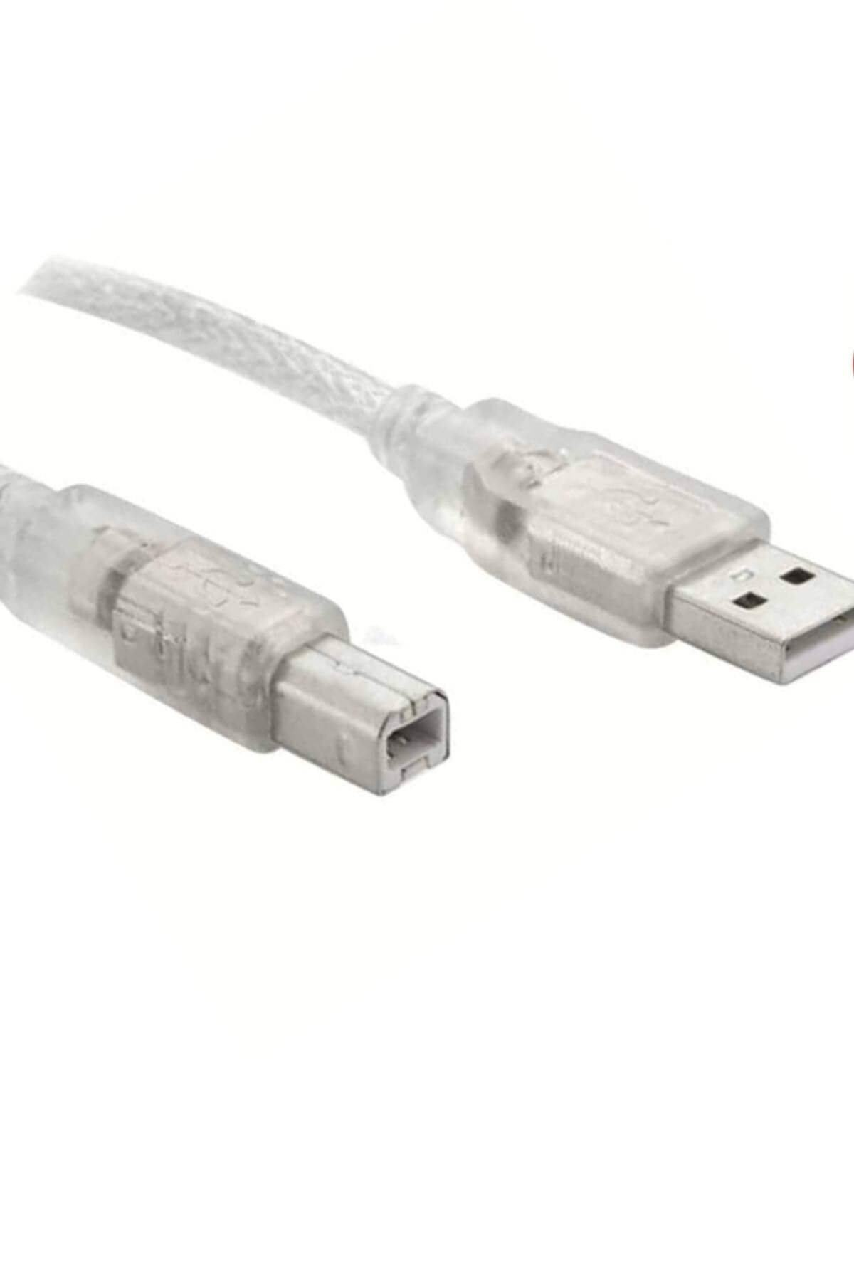 1,5 Metre Şeffaf Usb A B Printer Yazıcı Ara Kablosu(lazer Epson C