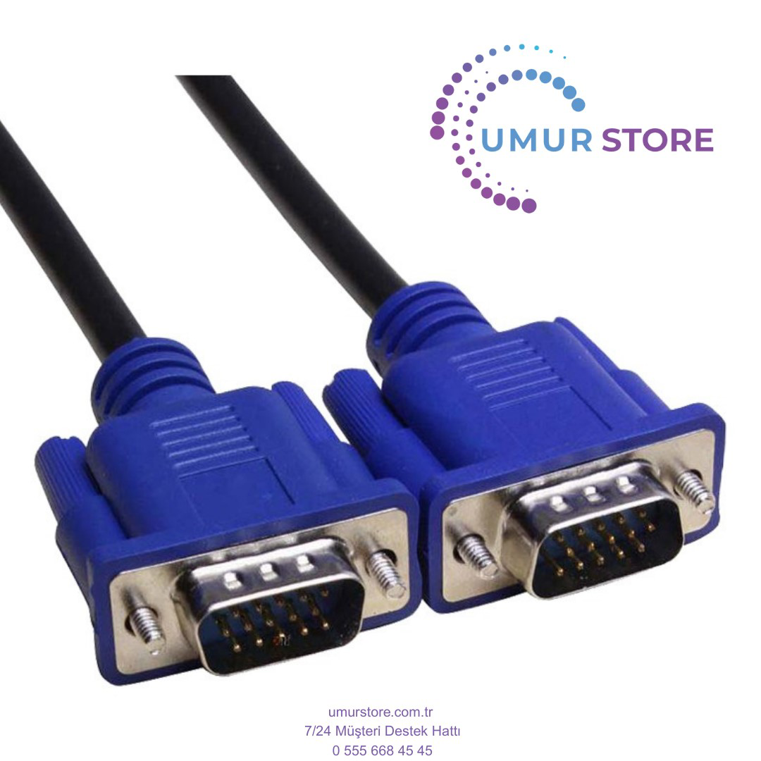 15 Pin Erkek/erkek 25 Metre VGA Kablo