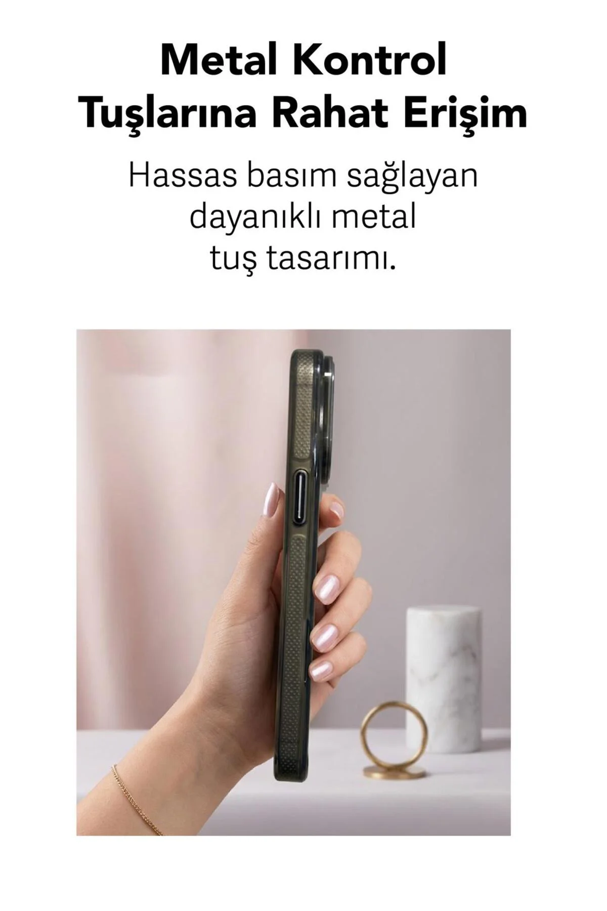 15 Pro Max Uyumlu Premium Magsafe Kapak Renkli Metal Tuş Metal Kamera Çerçeve Hoparlör Filtreli Fiyatı, Yorumları ve Özellikleri