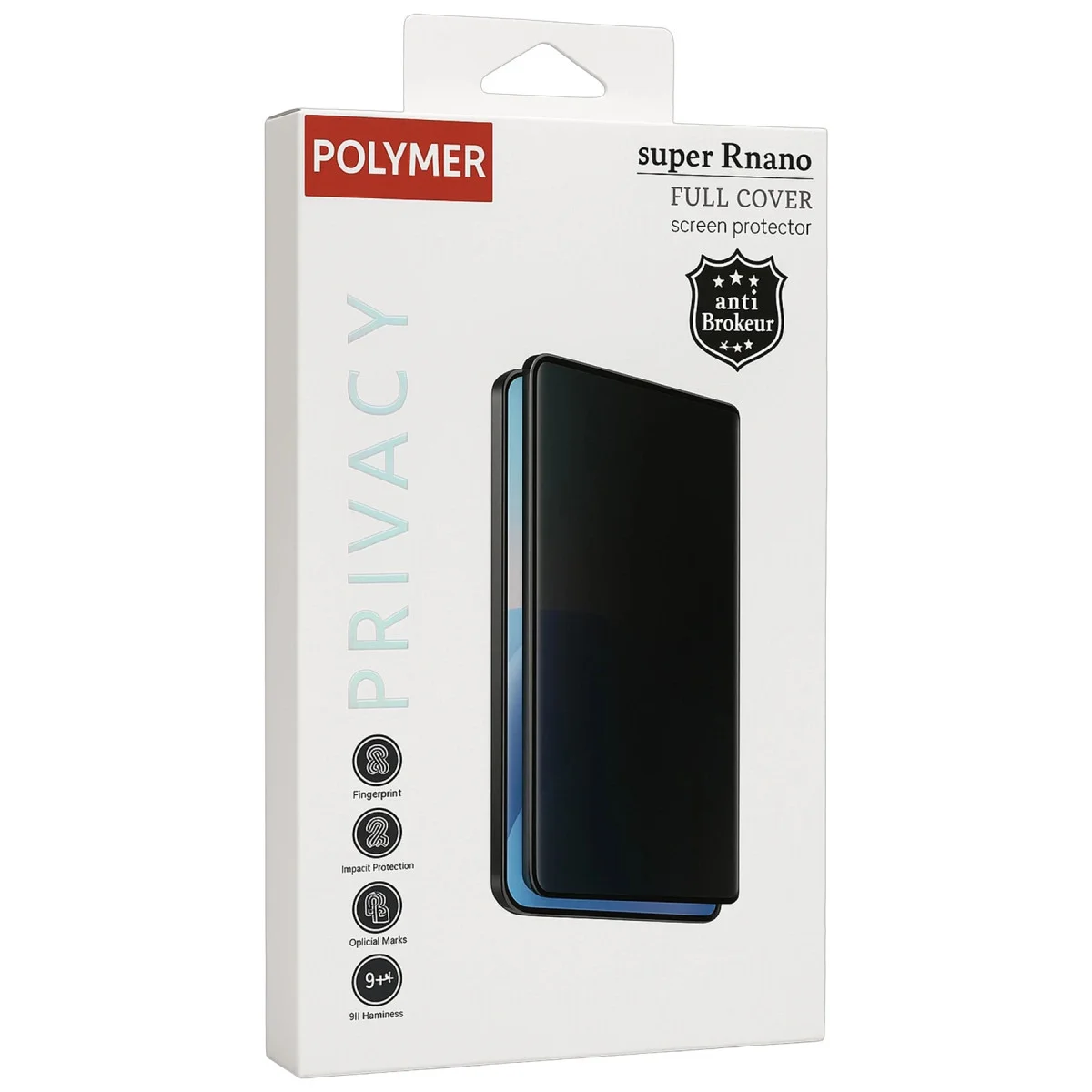 15 Ultra Hayalet Polymer Nano Ekran Koruyucu - Gizlilik & 9H Sertlik (Redmi Note 14 Pro 4G)