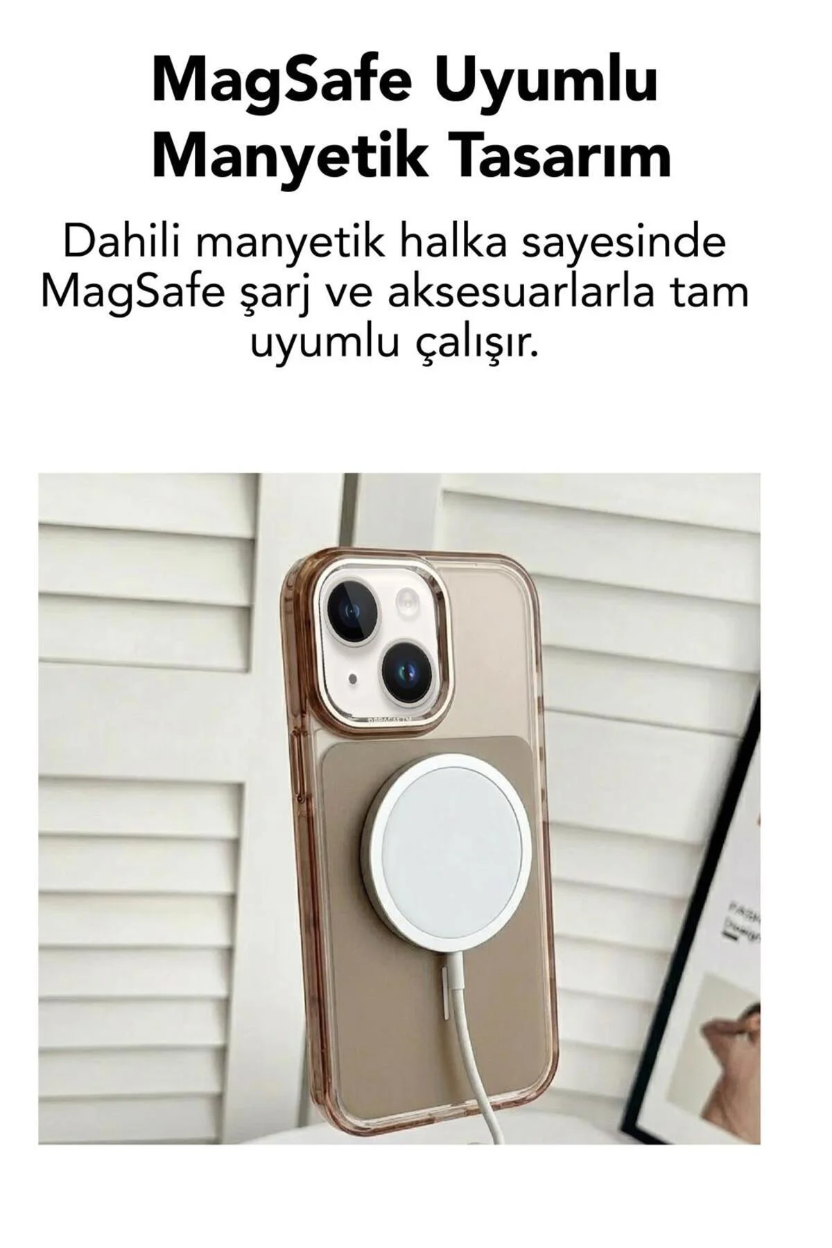 15 Uyumlu Premium Magsafe Kapak Renkli Metal Tuş Metal Kamera Çerçeve Hoparlör Filtreli