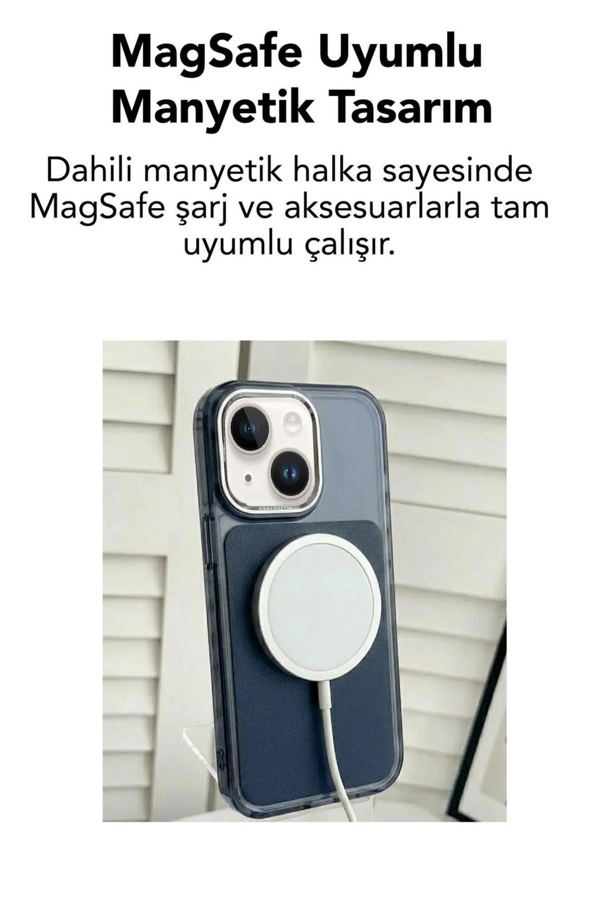 15 Uyumlu Premium Magsafe Kapak Renkli Metal Tuş Metal Kamera Çer