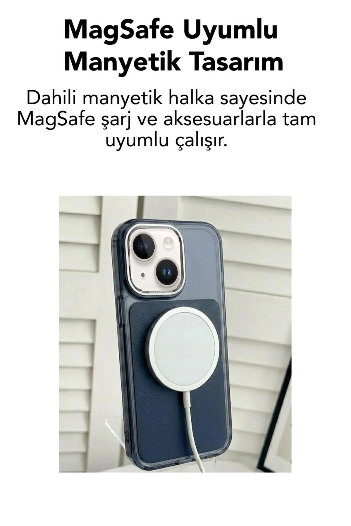 15 Uyumlu Premium Magsafe Kapak Renkli Metal Tuş Metal Kamera Çer
